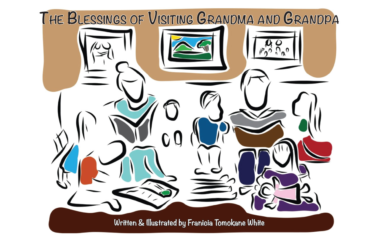 Franicia's first book, The Blessings of Visiting Grandma and Grandpa