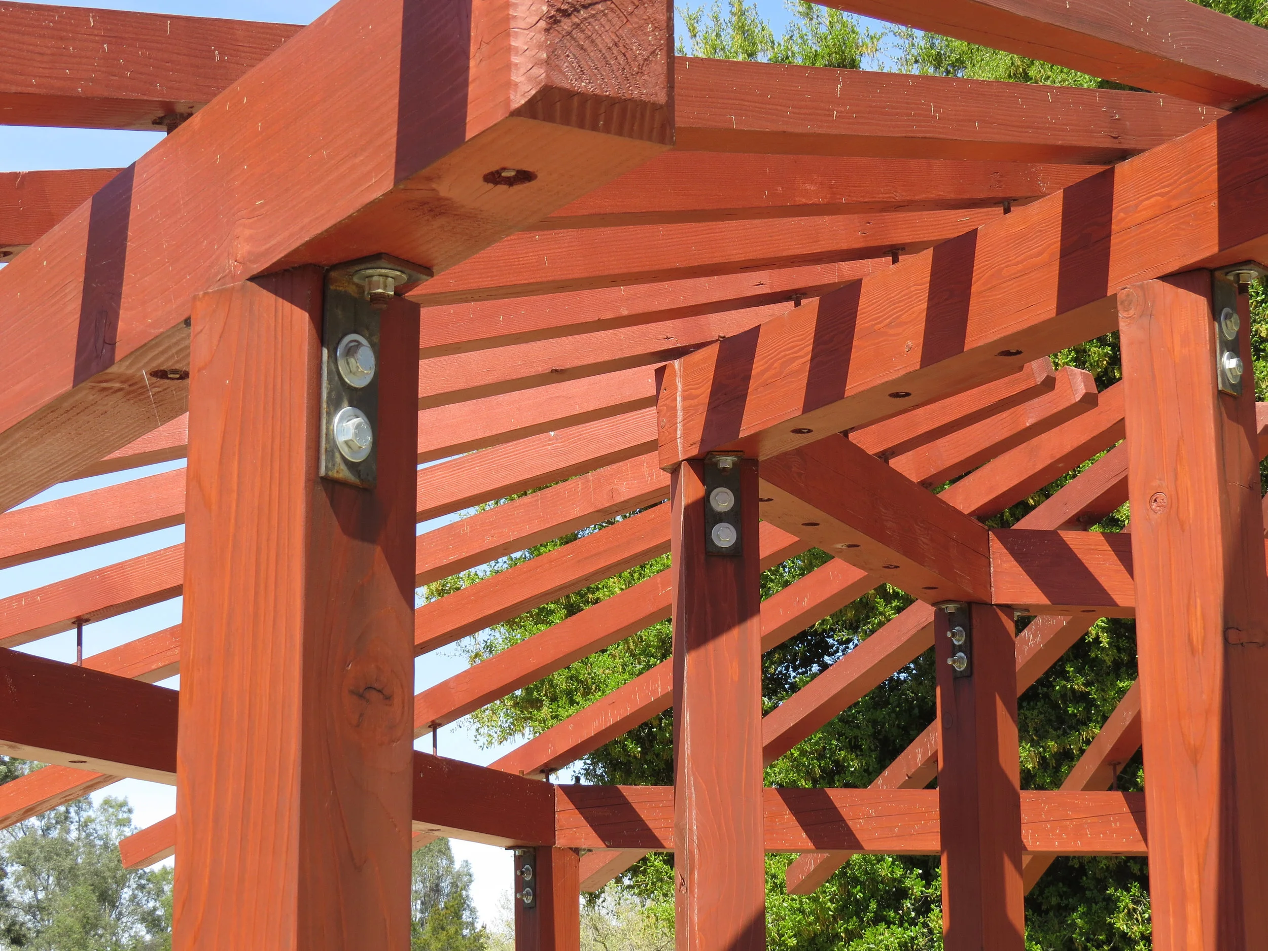 San Luis Obispo Botanical Gardens Fire Safety Pergola