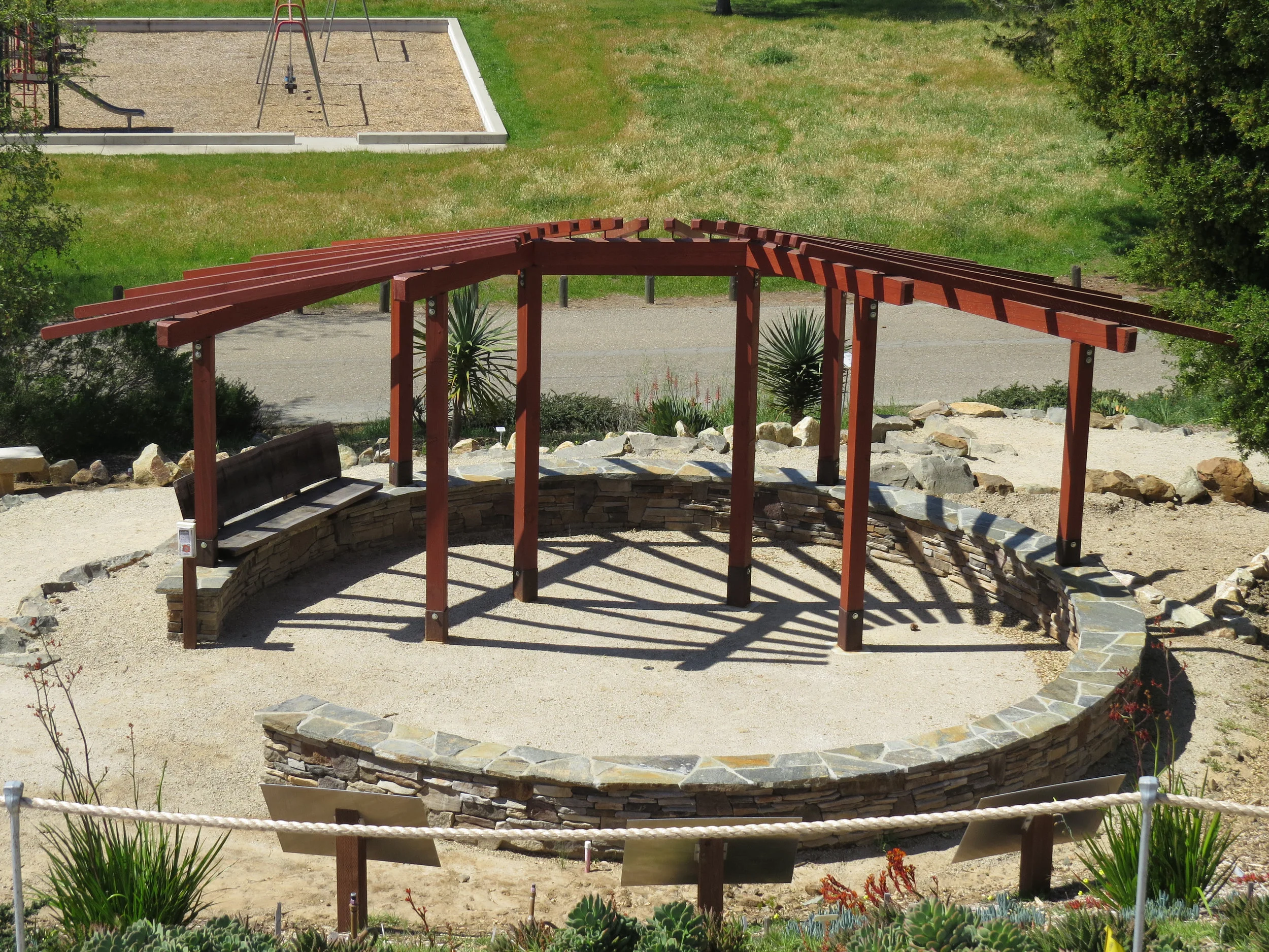San Luis Obispo Botanical Gardens Fire Safety Pergola