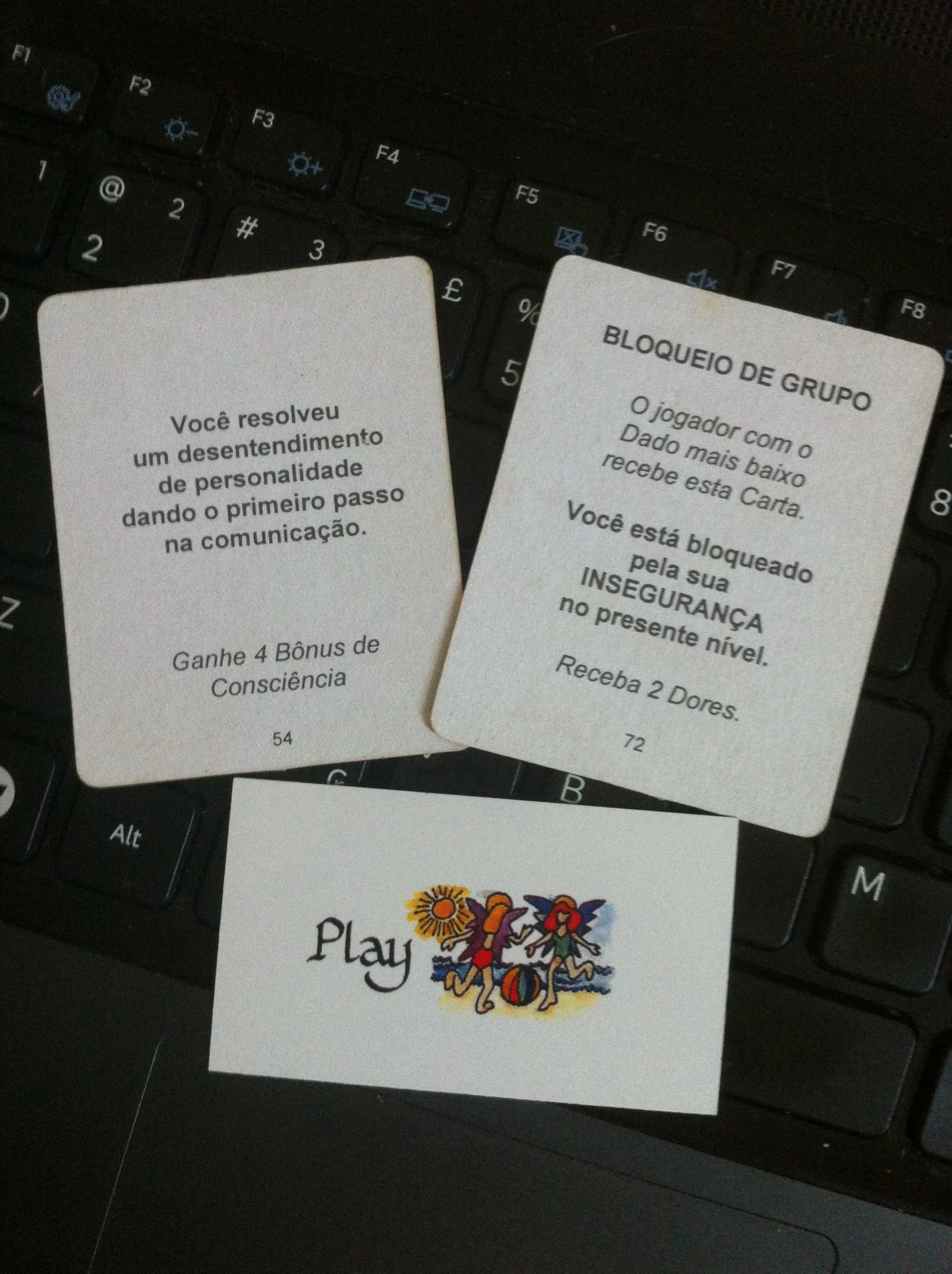 Cartas de insight, bloqueio e anjo da Diversão para o Coletivo que me rodeia, no Ano de 2017