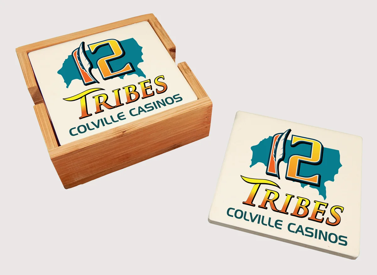 CERAMIC COASTER SET