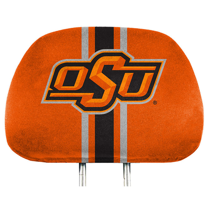 full print headrest cover