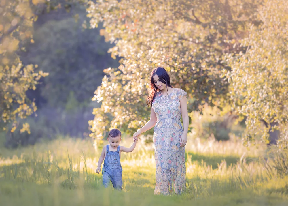 Mother and son