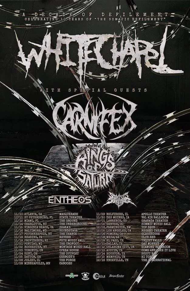 SHOW REVIEW: Whitechapel's The Decade of Defilement Tour (Los Angeles, CA)
