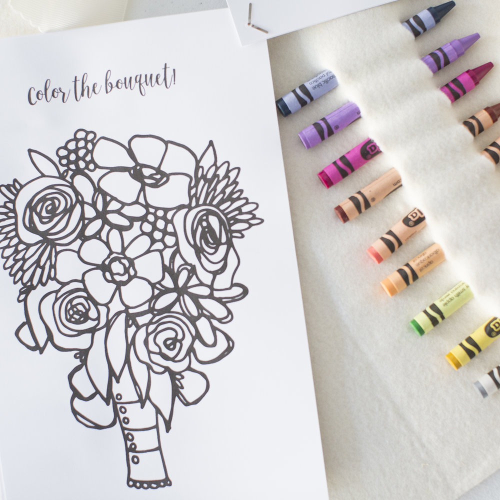 Personalized Wedding Coloring Book — OKOTA