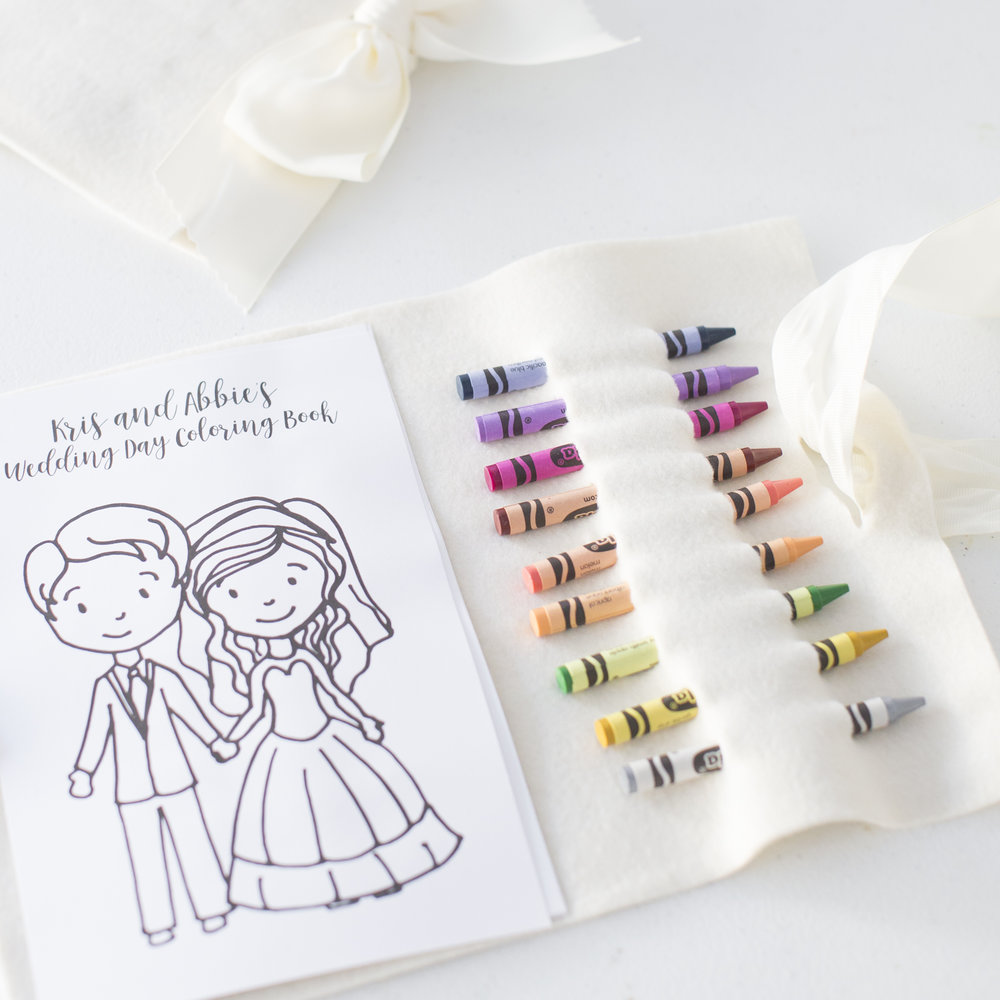 Personalized Wedding Coloring Book — OKOTA