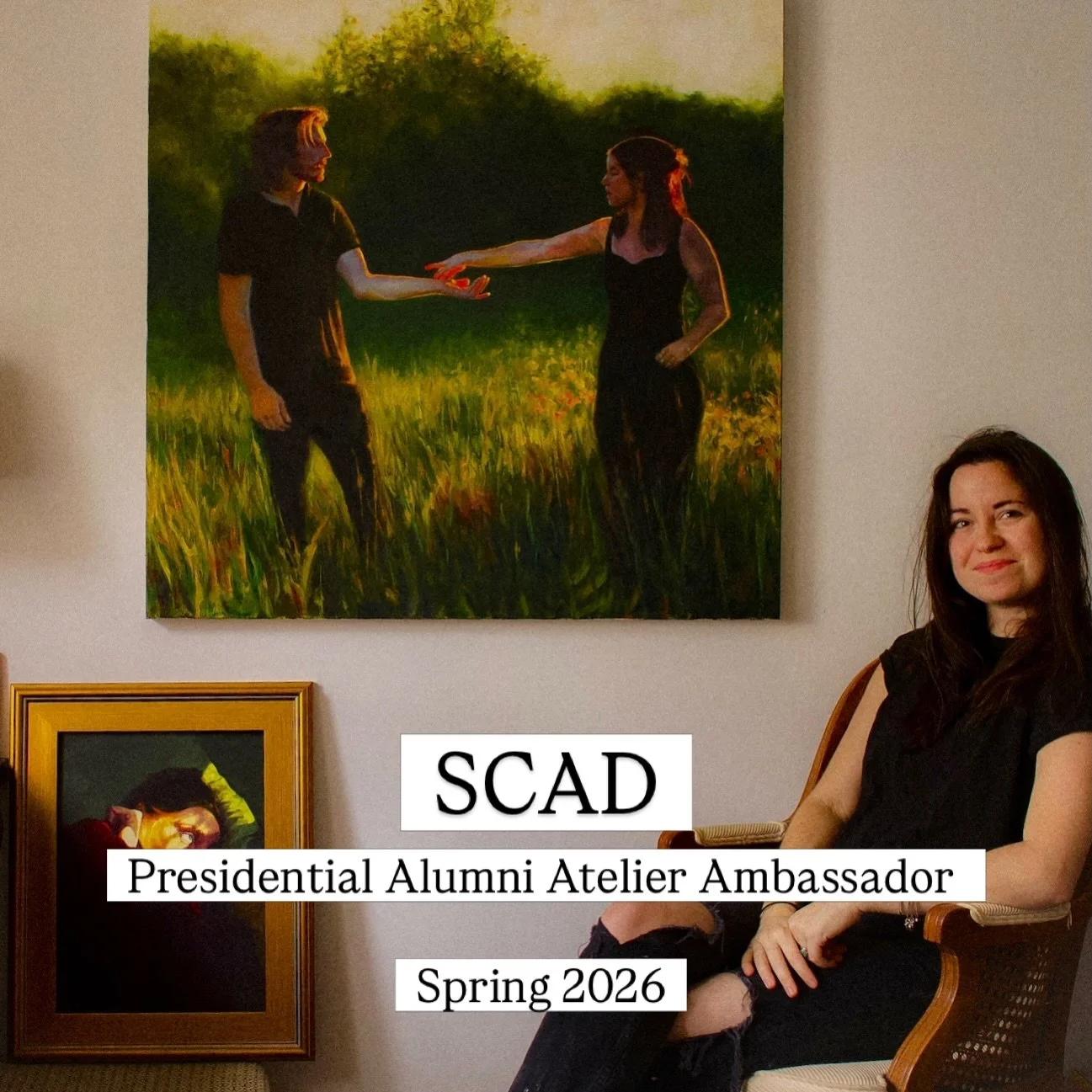 ✨ANNOUNCEMENT ✨

I just signed the contract to accept the role as a Presidential Alumni Atelier Ambassador for SCAD Savannah Spring 2026. 

It is surreal to think I&rsquo;ll be back in Savannah in just under a month to create an incredibly sacred, pi