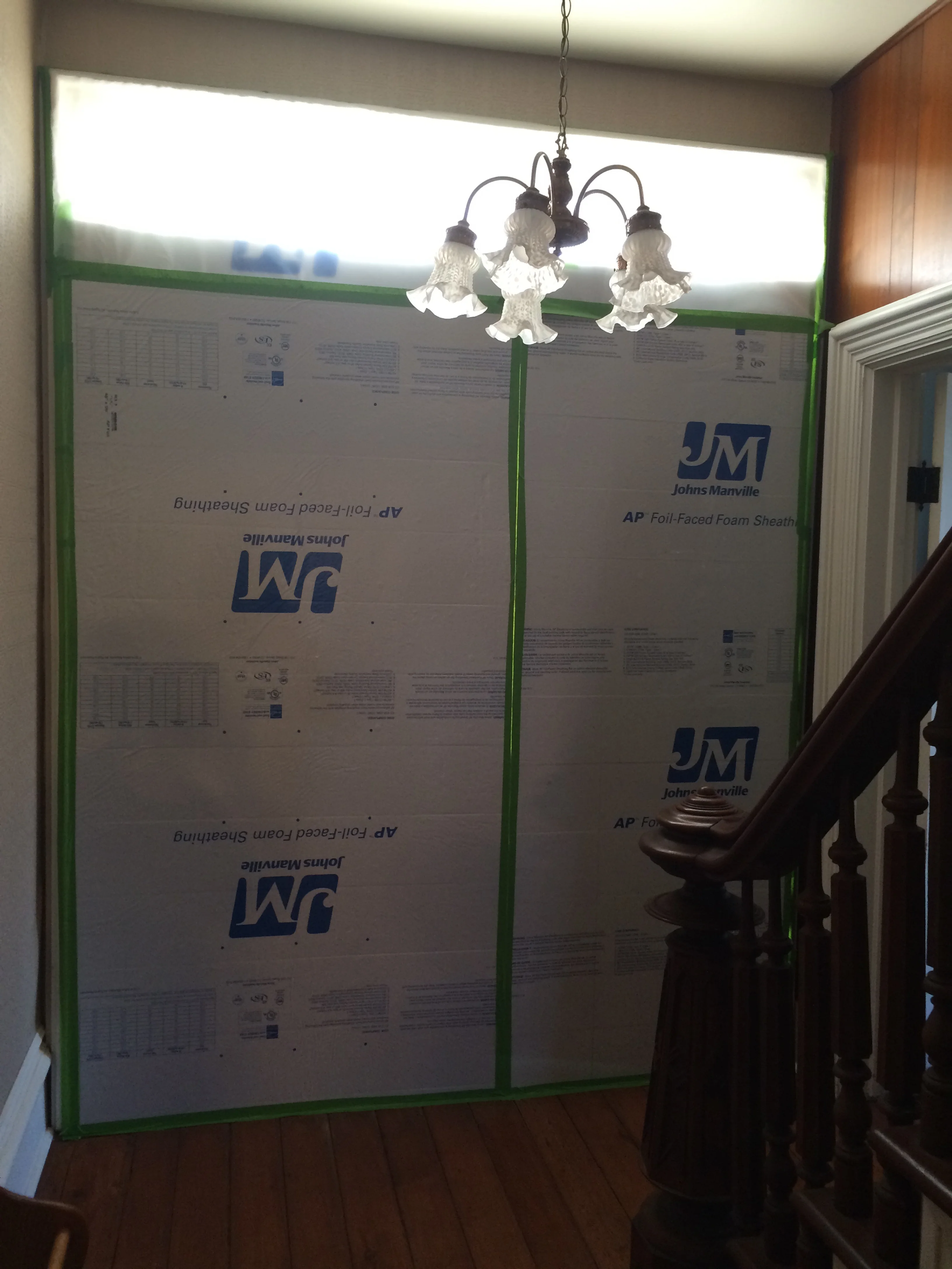 Not a work of art. Some idiot couldn't even make sure that the foam panels were both right-side up.