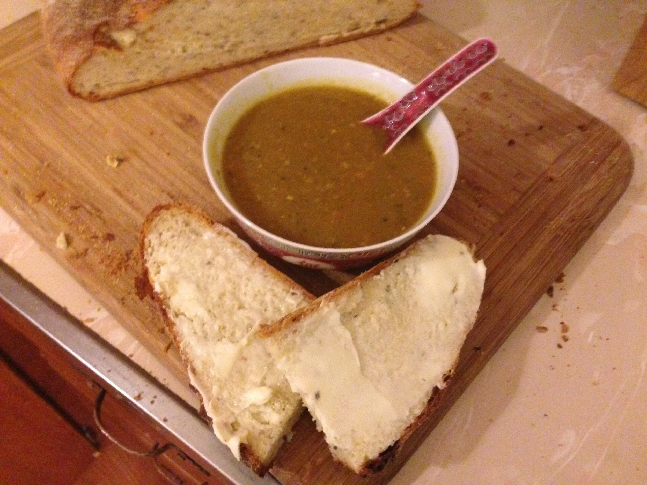 A lovely vegetable soup, curried zucchini soup. http://southernfood.about.com/od/soupandstew/r/bl60804c.htm