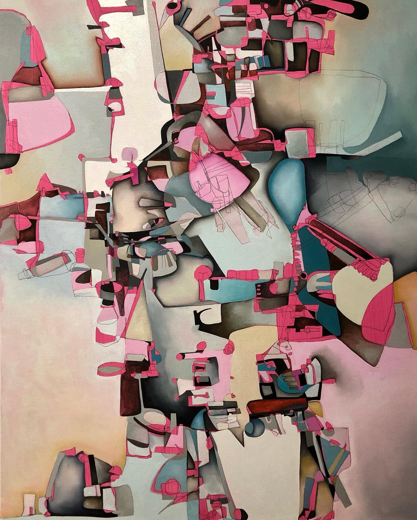 #chippingaway #wip #abstractlove 
24&rdquo;x30&rdquo; 
All sorts of things going on in there&hellip;
.
.
.
.
.
.
.
.
.
.
.
.
#abstractpainting #oilpainting #art #abstractart #abstract #colour #artmaking #studiob #process #vancouverislandart #pnw #bca