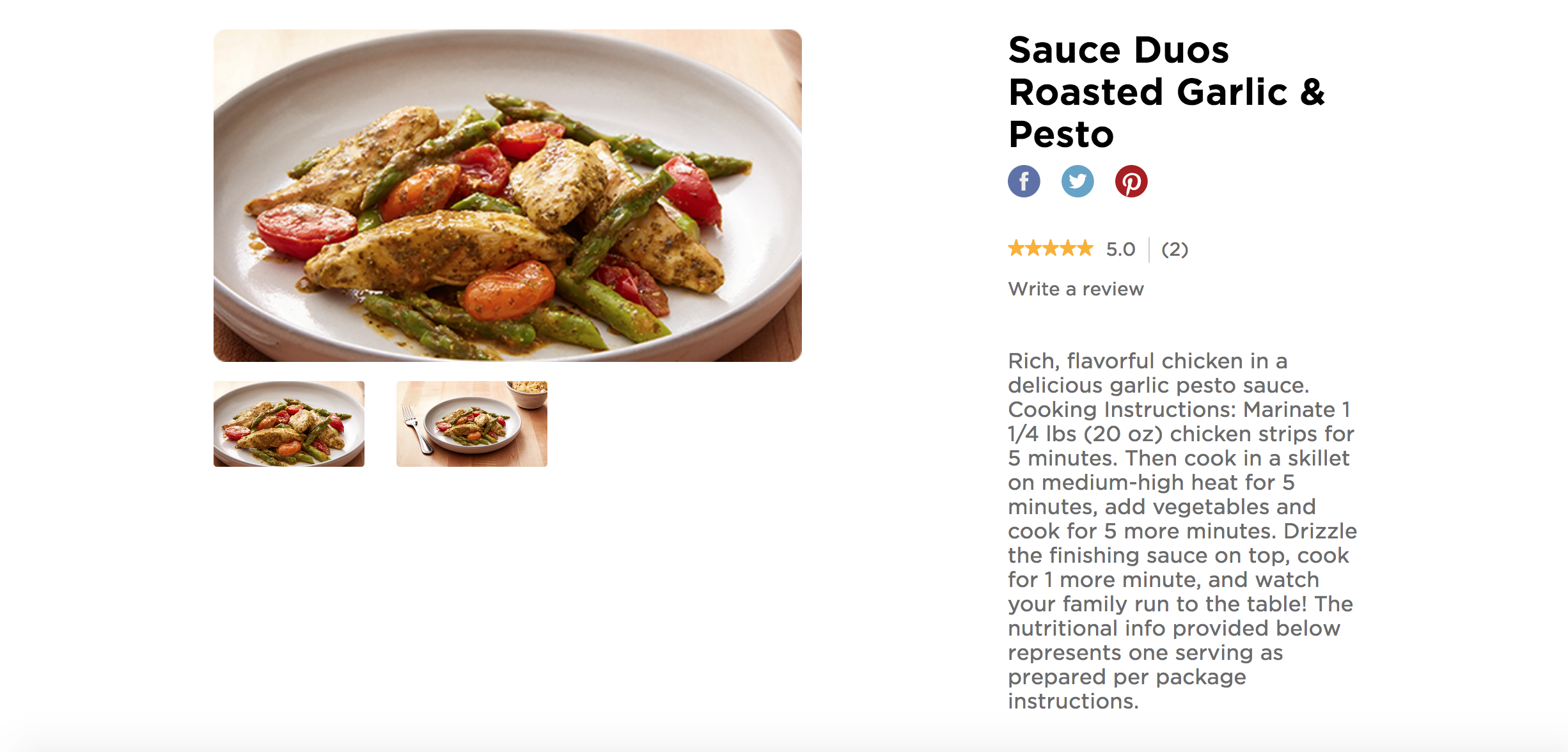 A product page from Stouffer's site. More can be found at https://www.stouffers.com/en/our-dishes/