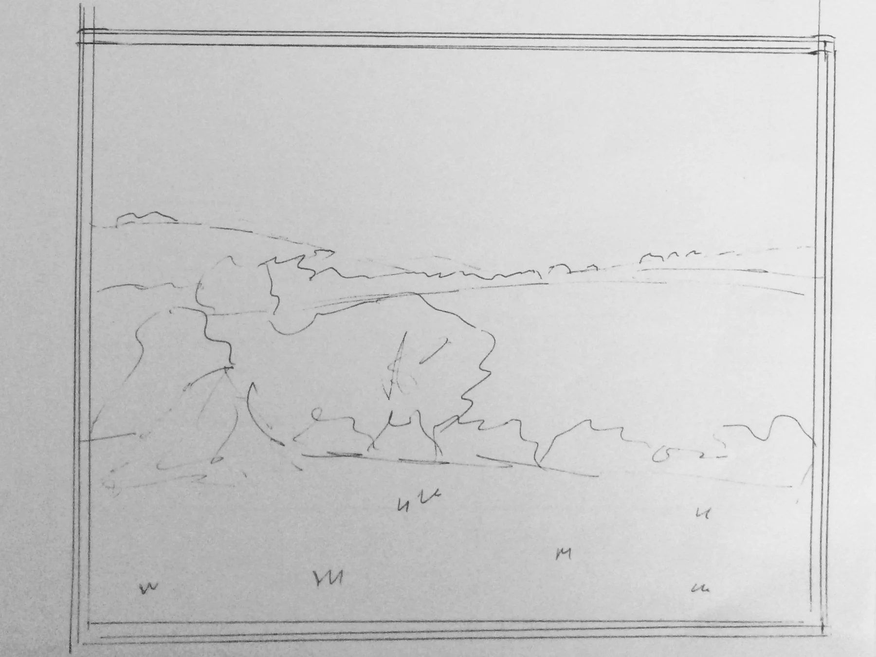 The original sketch