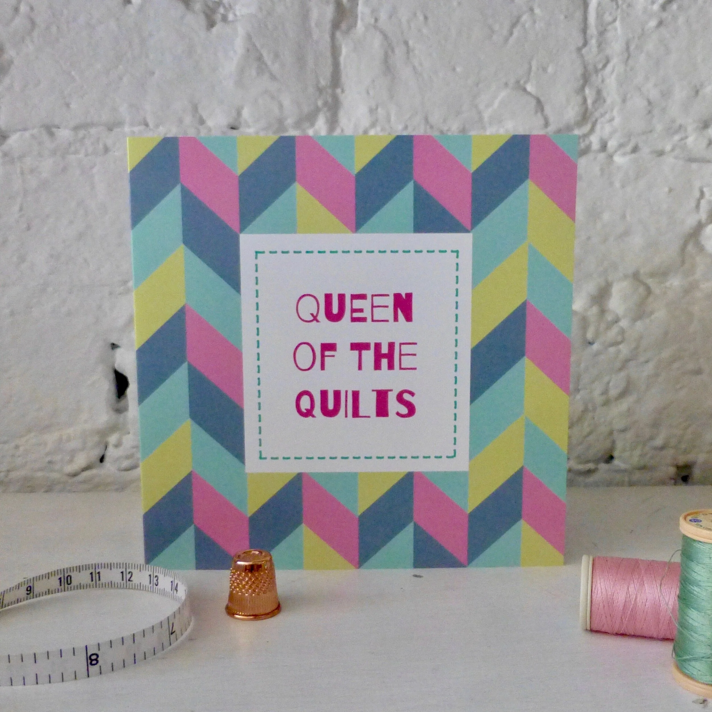 Queen of the Quilts Card