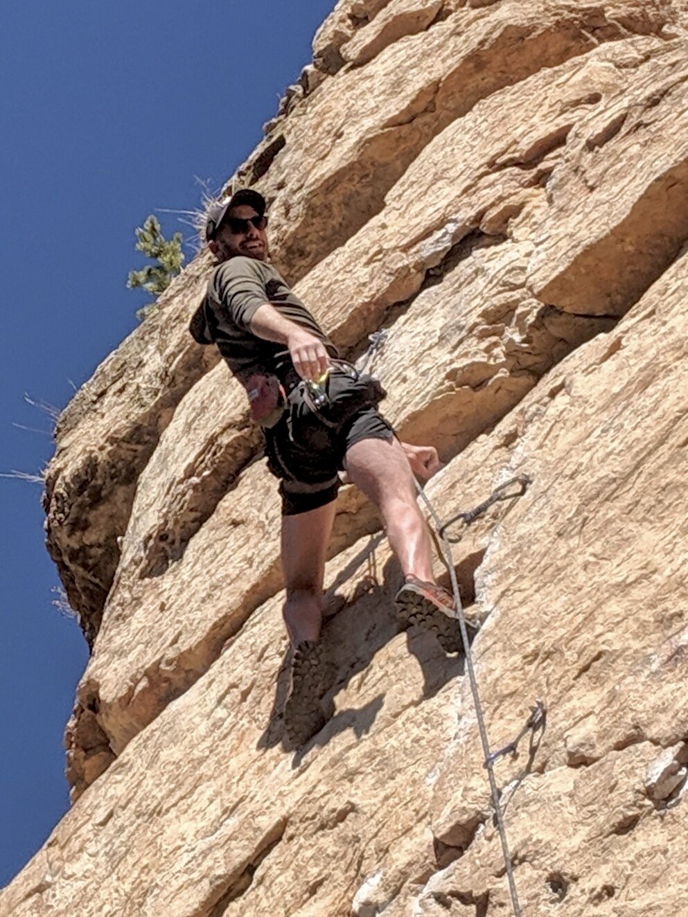 (I do own climbing shoes. But they're optional.)