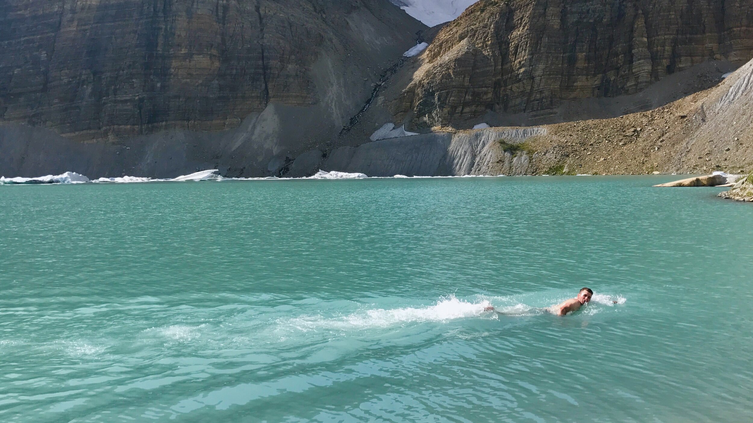 Why hike to a glacier if you aren't going to make something of it?