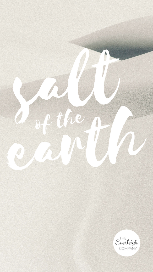Bible verse salt of the earth iphone wallpaper.png