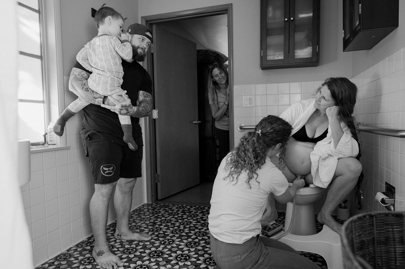 Family centered birth center birth