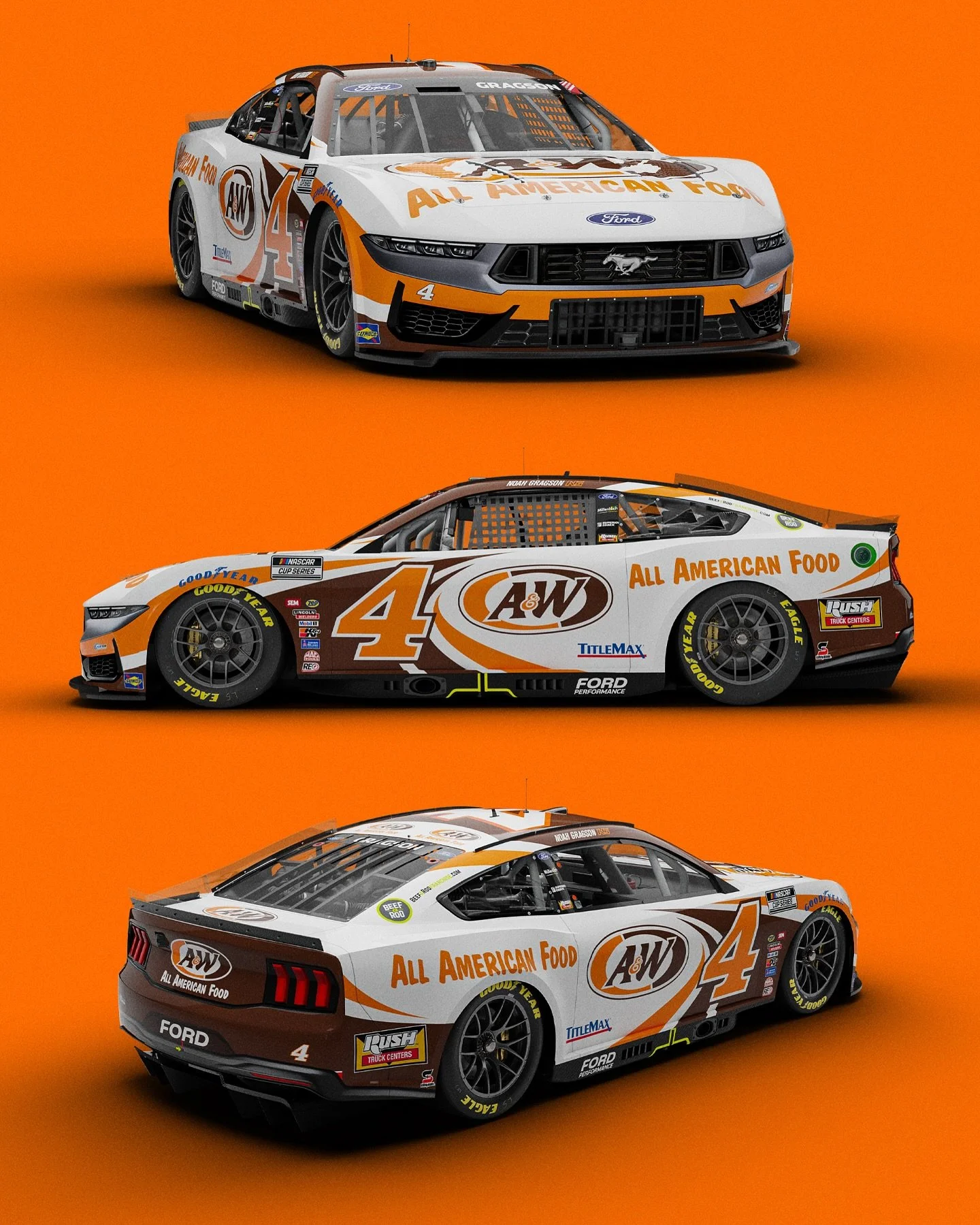 A&amp;W refresh for Noah Gragson this weekend at Martinsville 🎨