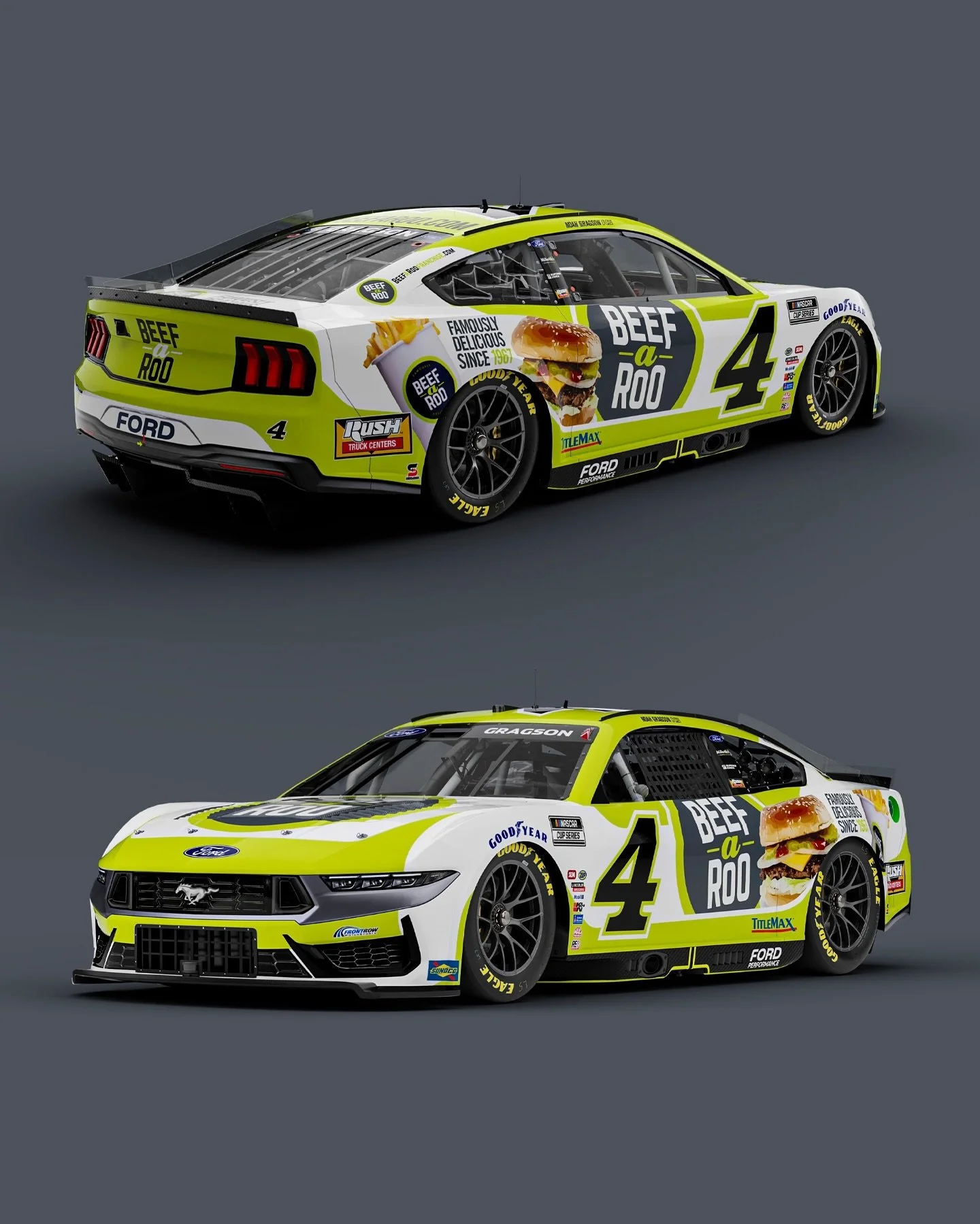 New scheme design for @noahgragson and Beef-a-Roo debuting this weekend at Las Vegas 🎨