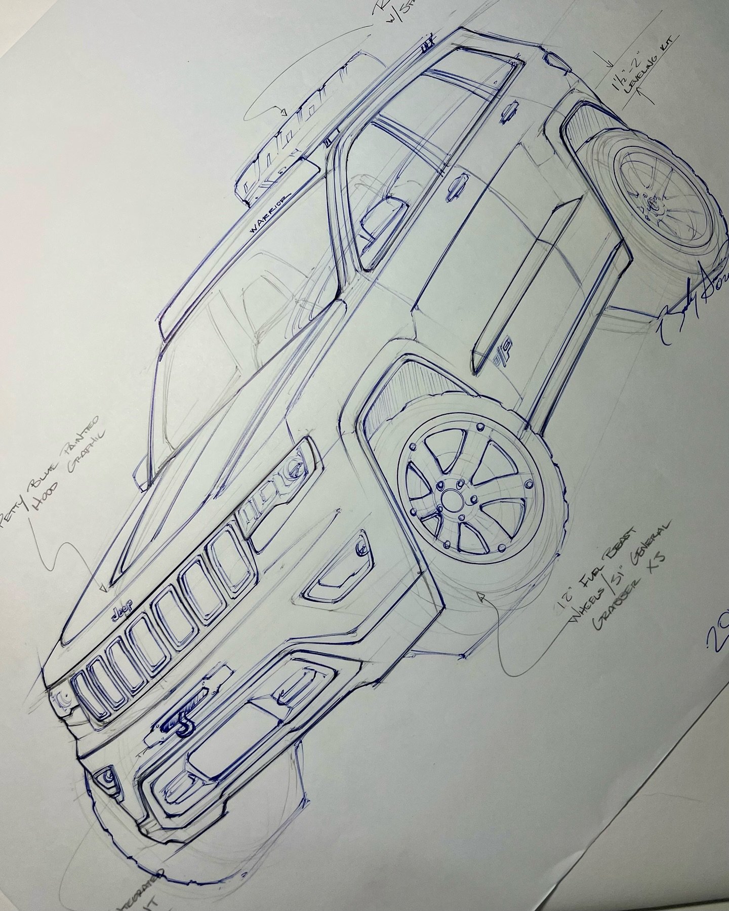 Thumbing through the archives this morning, finding more stuff that never made it off the sketchpad.  We had some big ideas back in the day at Petty&rsquo;s Garage, execution was sometimes a different story.  Wild to think 2025 marks 10 years that I&