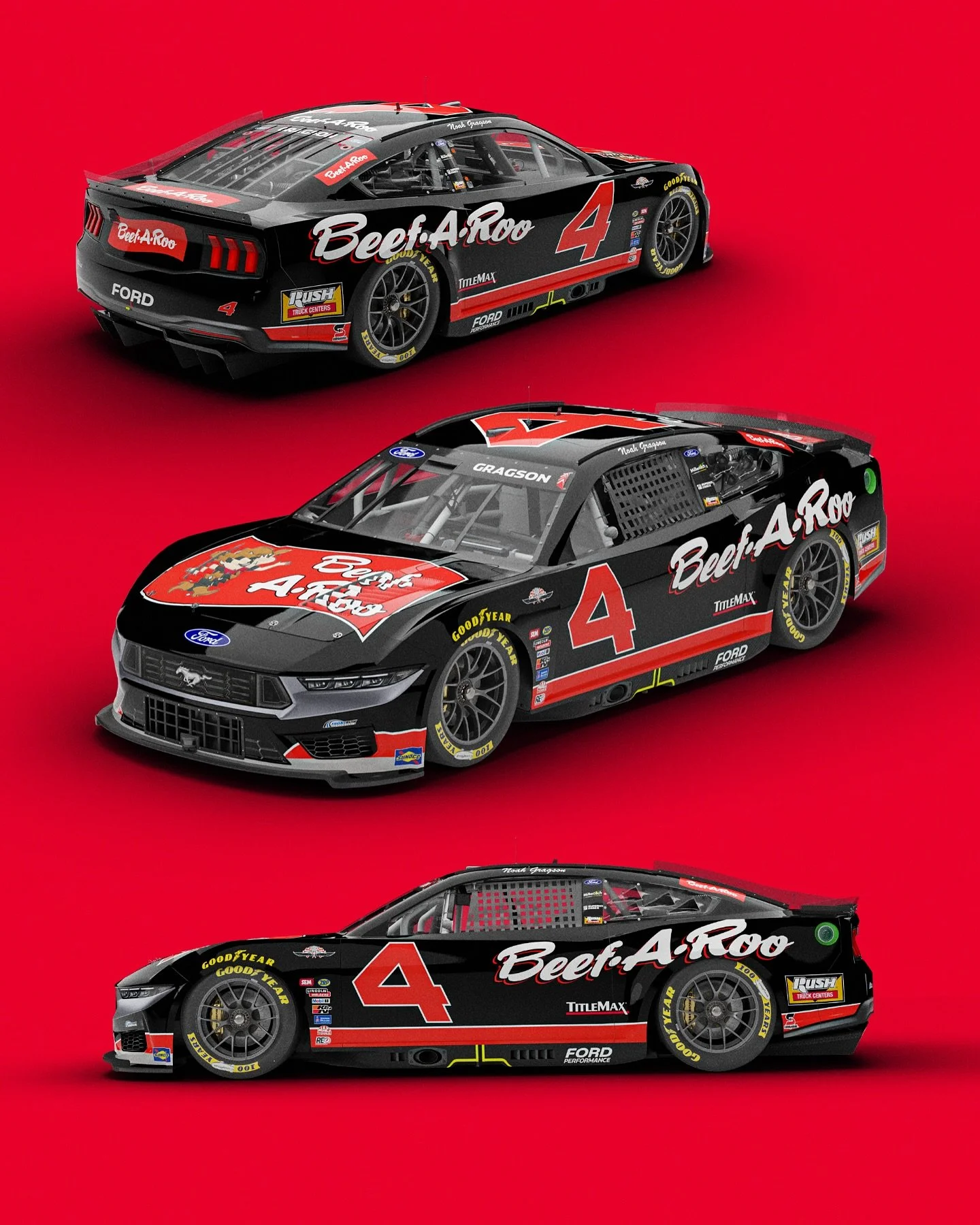 Throwback scheme design for @noahgragson and Beef-a-Roo 🎨