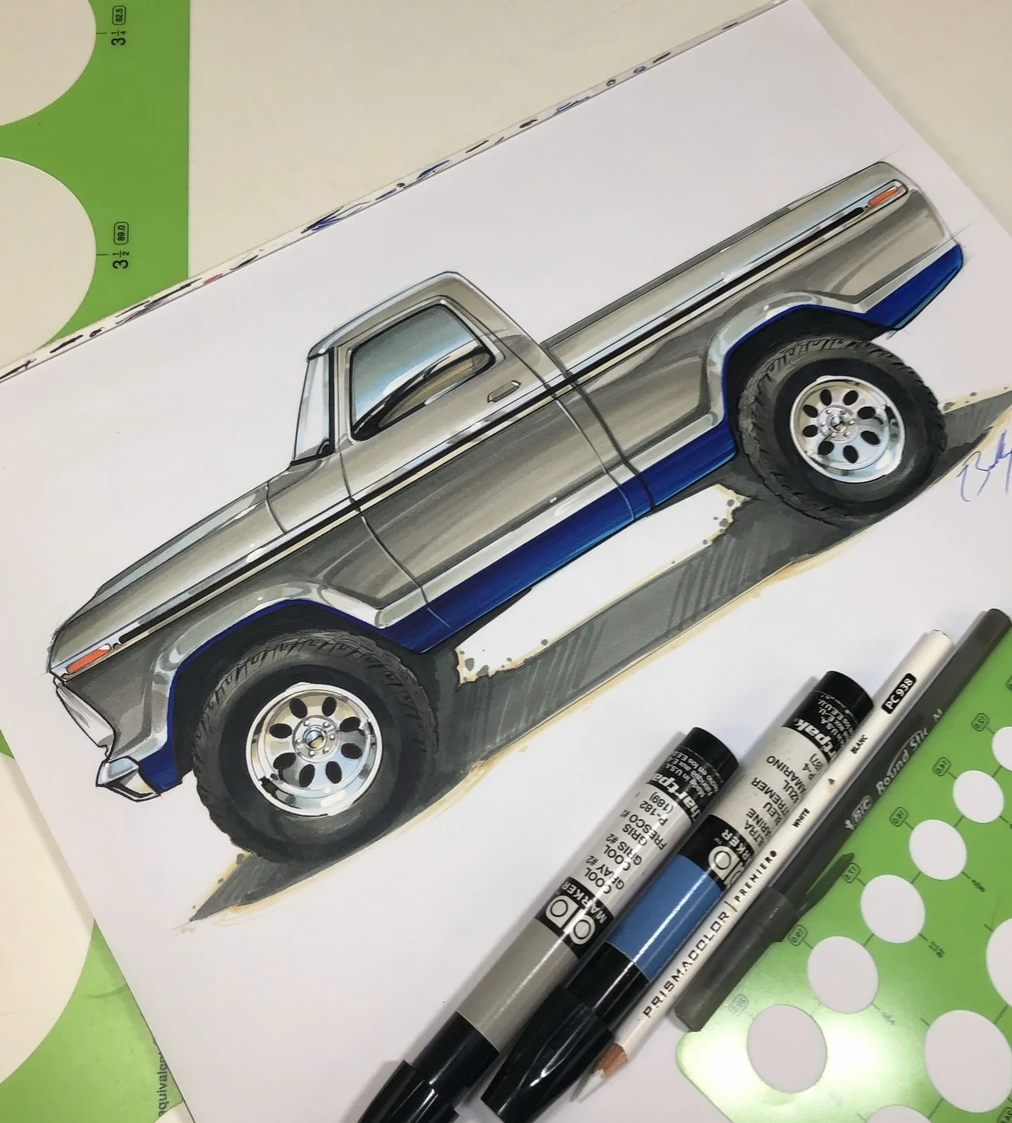 Post number 400.  Hopefully will remember to share more work and reach 500 a little quicker than my standard pace.  Sincerely appreciate the support and kind words for my artwork folks have shared over the years.  Nothing new on the desk currently, s