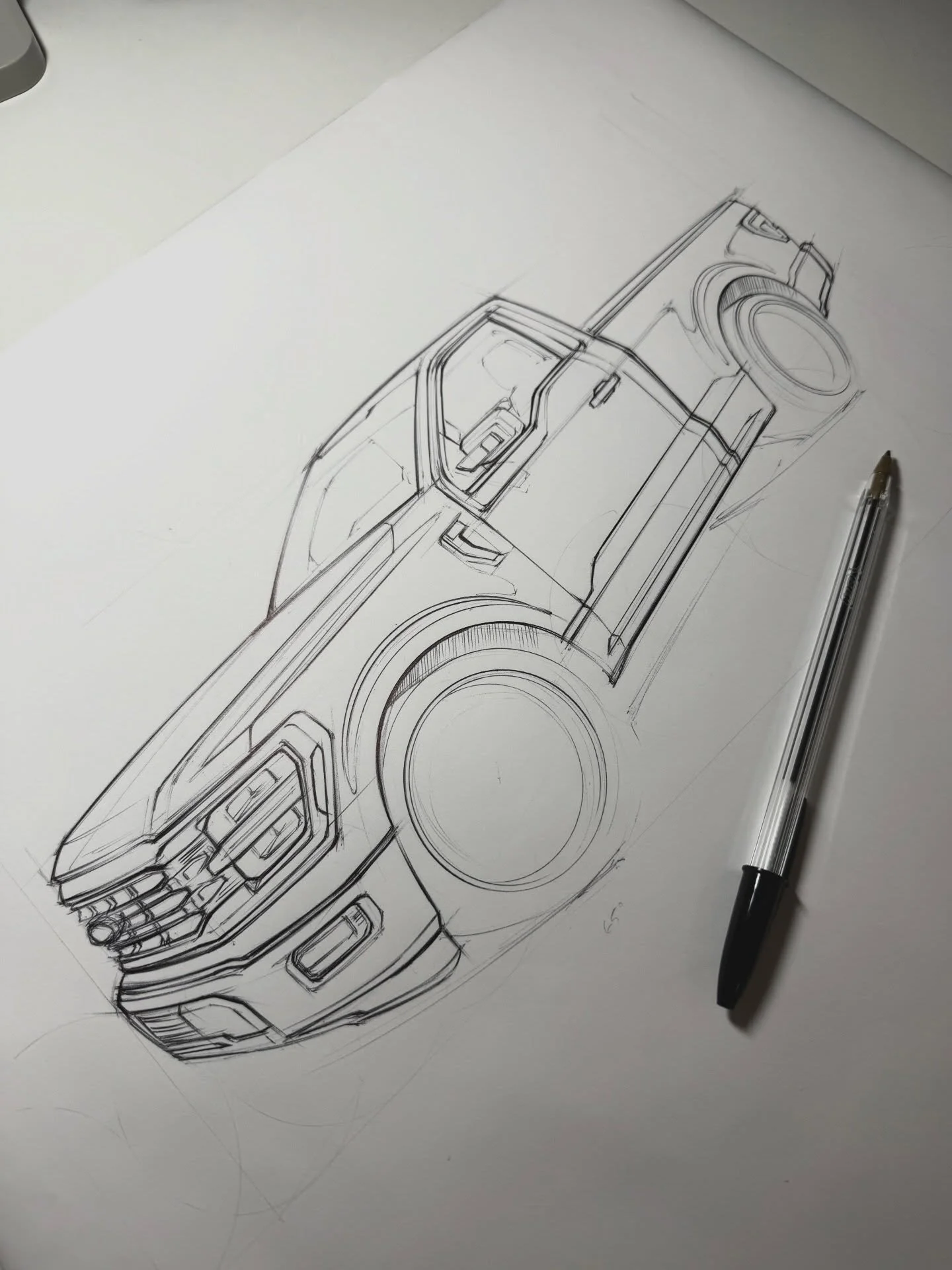 Fresh line sketch 🖊️

Really starting to feel like I&rsquo;m back in the groove like I was in &lsquo;16-&lsquo;18 sketching almost everyday.  I&rsquo;ve been working on some new methods of dialing in the proportions from the jump and it paid off wel
