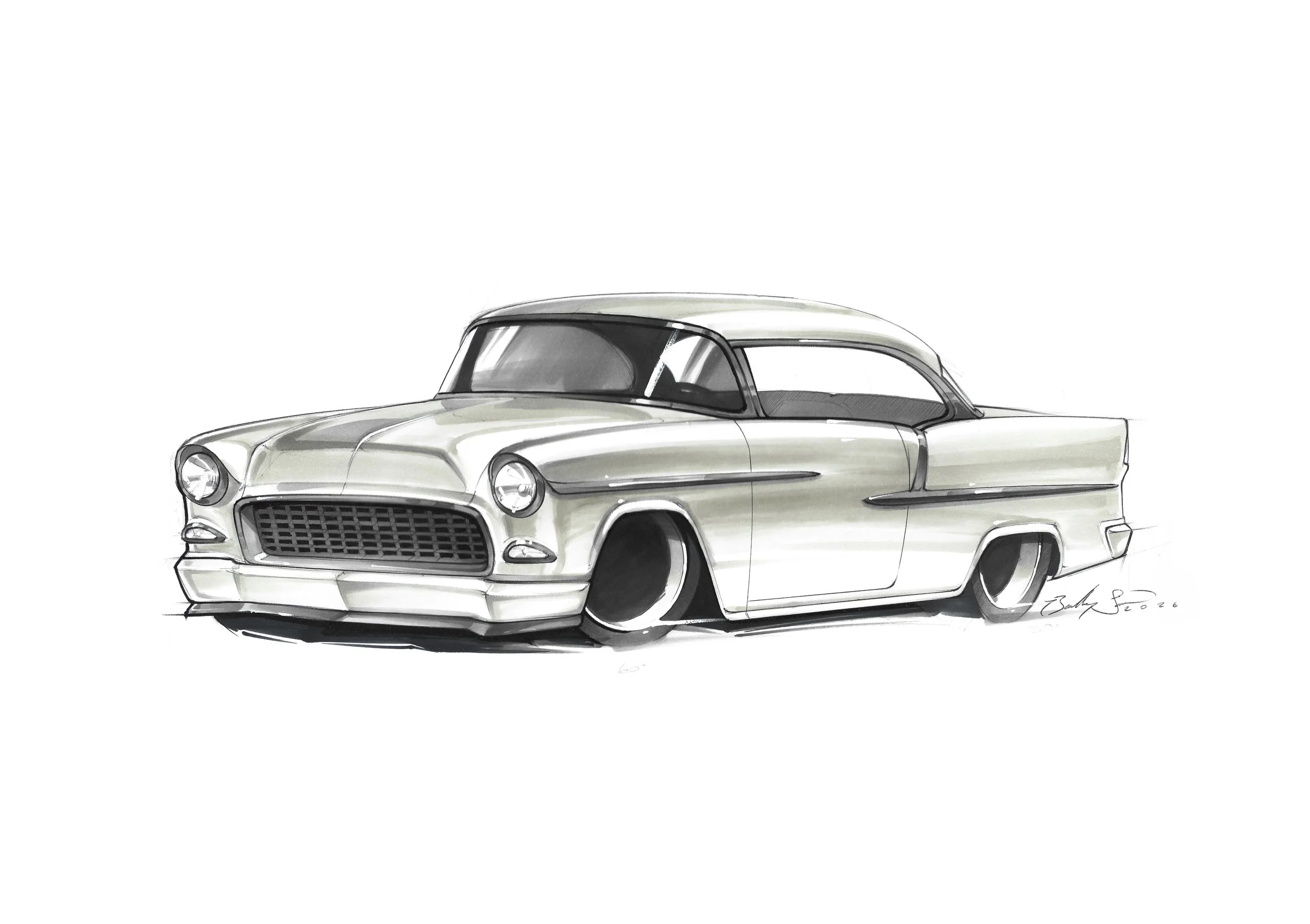 55 Chevy Pro Touring concept