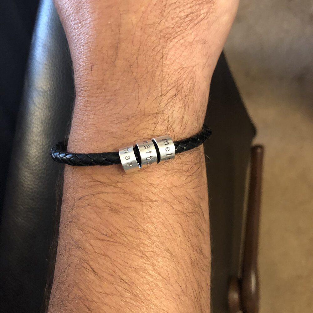 leather bracelet men