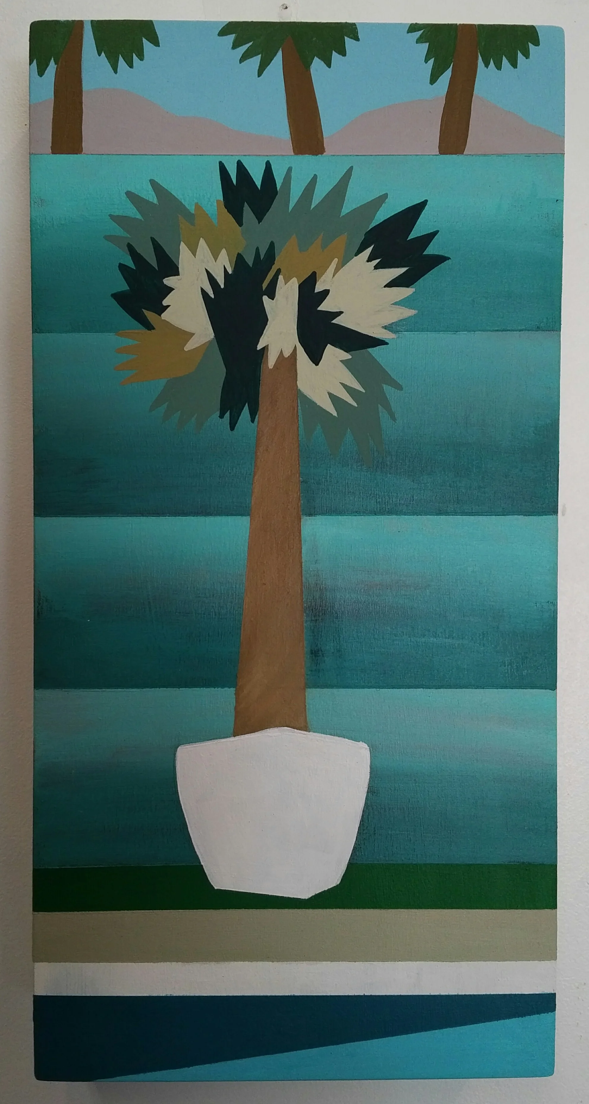 Weird Palm (Teal) (SOLD)