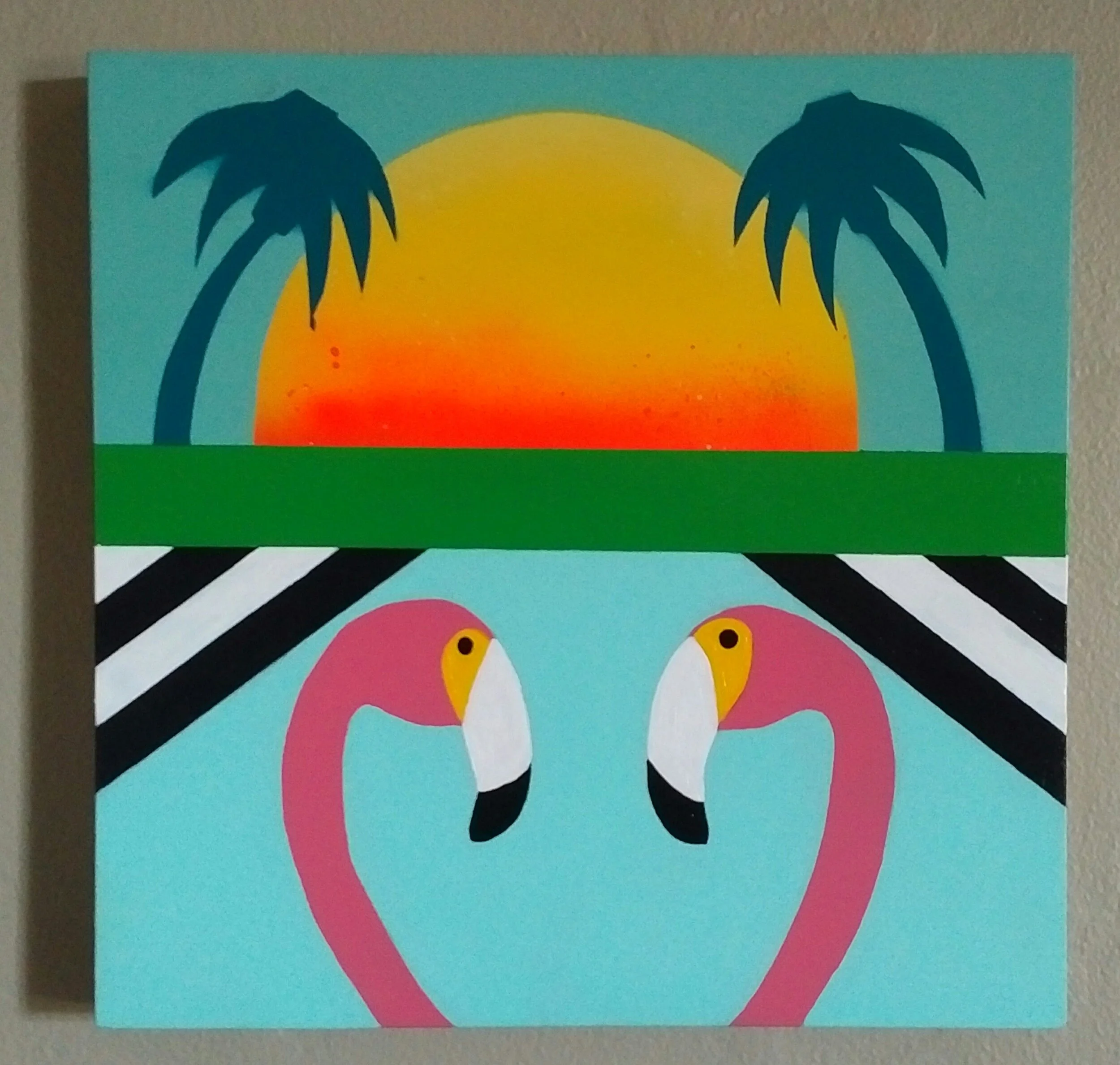 Flamingo Sunset (SOLD)