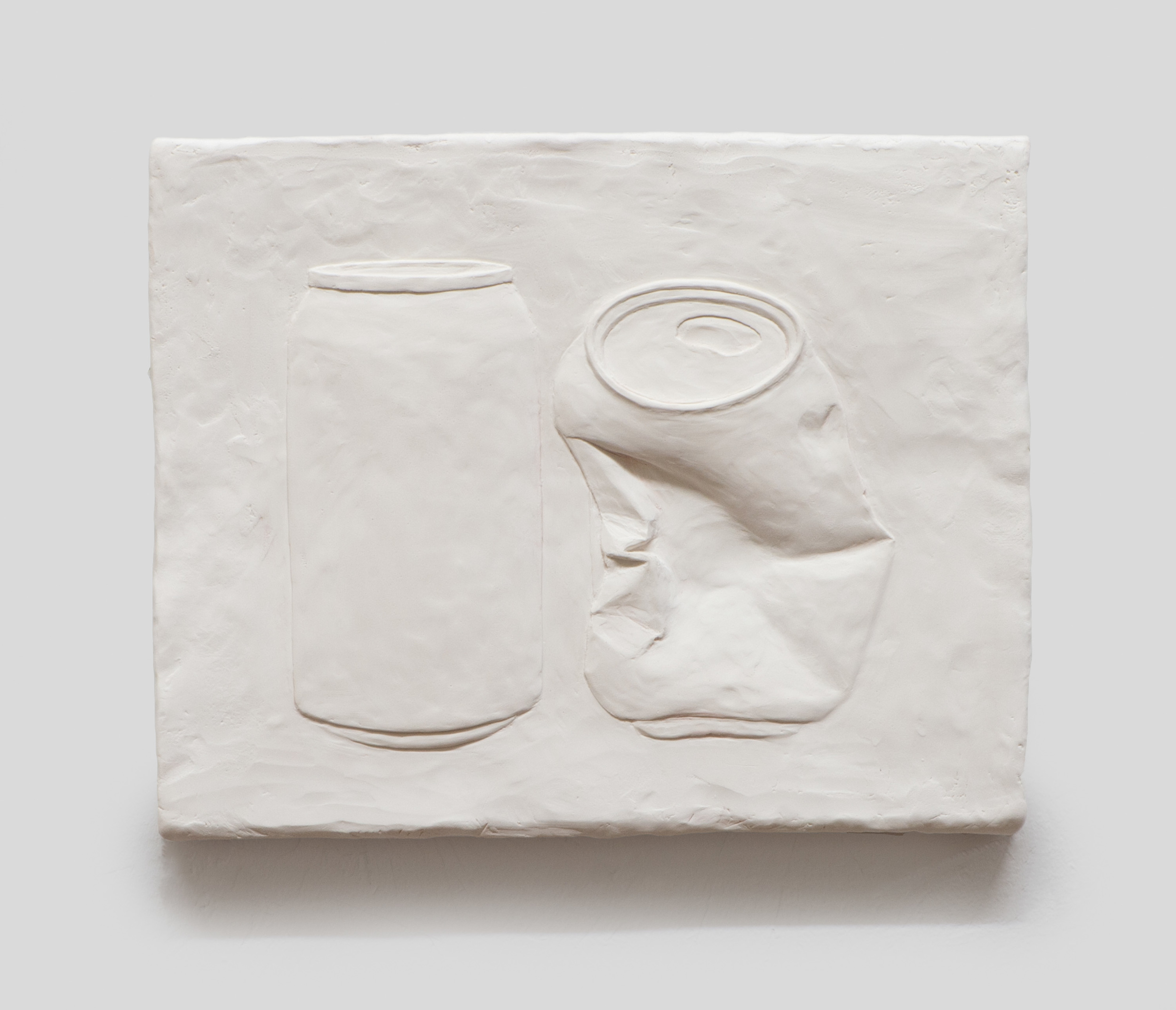   Crushed , 2015 Gypsum cement, fiberglass cloth, and wood 8 x 10 x 1 inches 