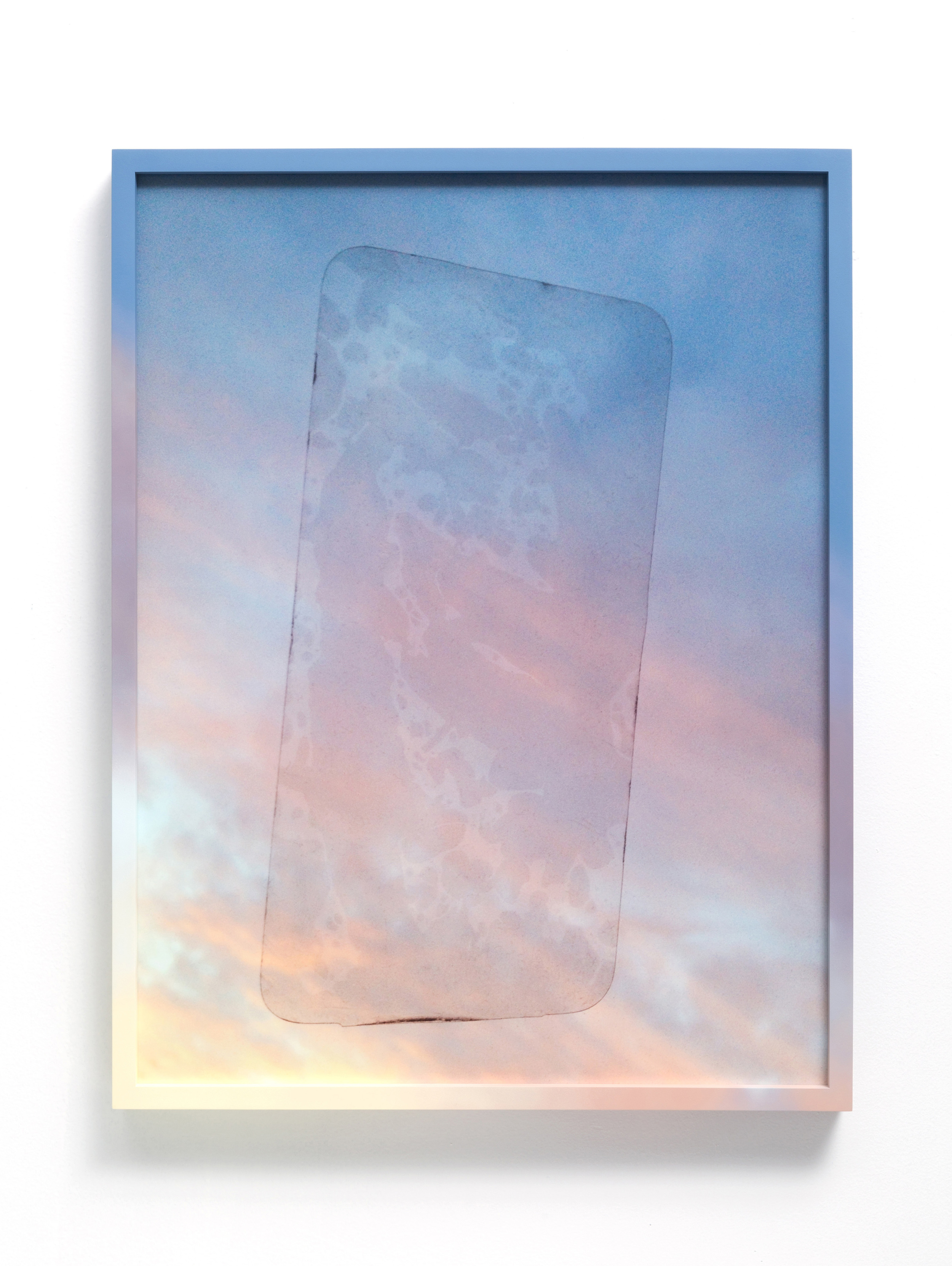   IMG 7036_2/8/14, 5:37:37 PM , 2014 Film lamination, archival pigment print, sintra, airbrushed acrylic, and wood frame 23 1/2 x 30 1/2 x 2 in (60 x 78 x 5 cm) 