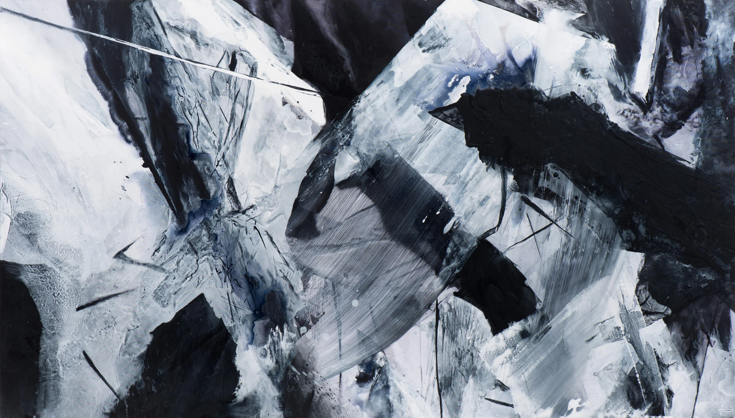 Lithe , 2017 Acrylic on polyester 40 x 70 inches CLBA-0037 $13,500