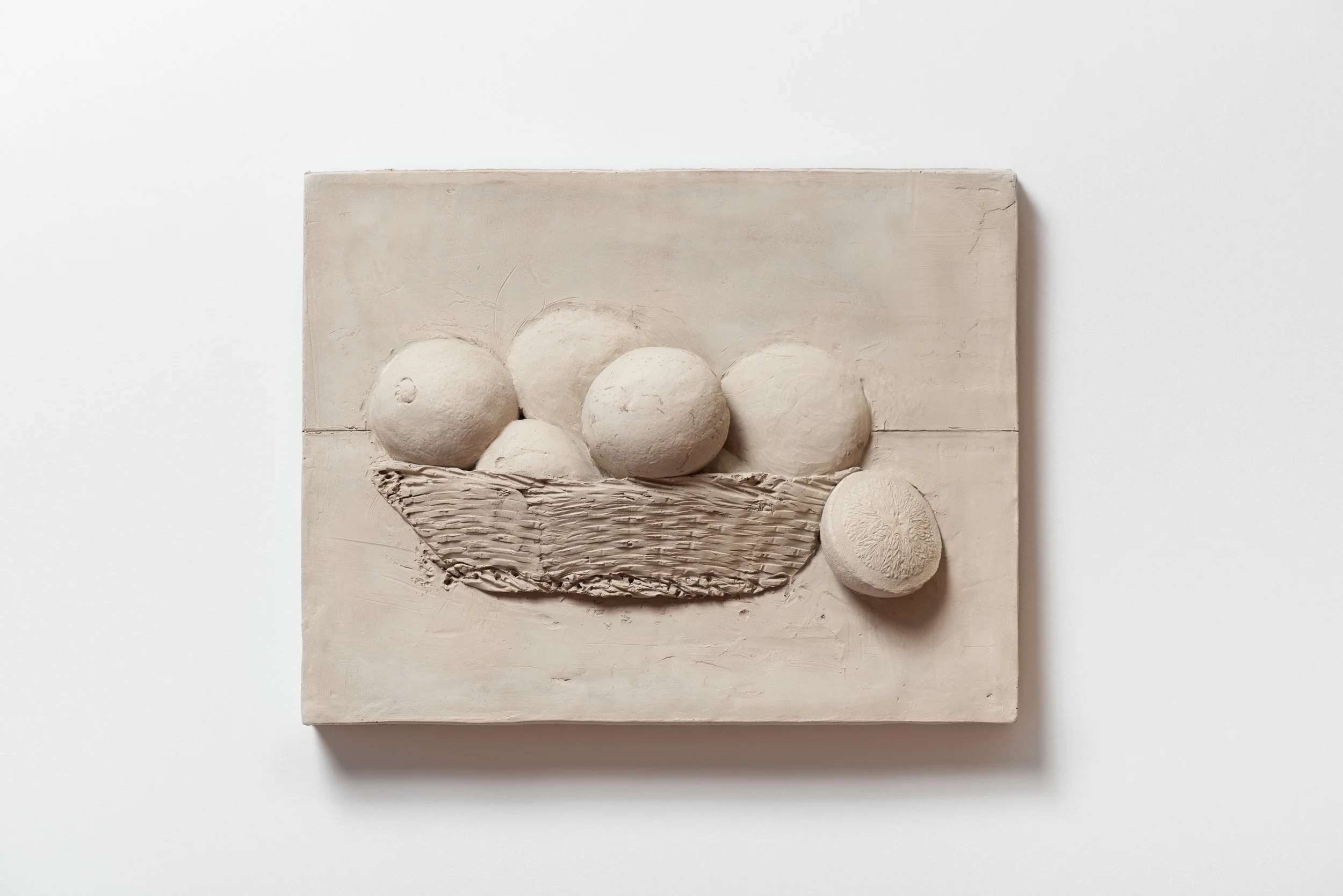 Anthony Miserendino Orange Basket , 2017 Cement 17 x 13 x 3 inches