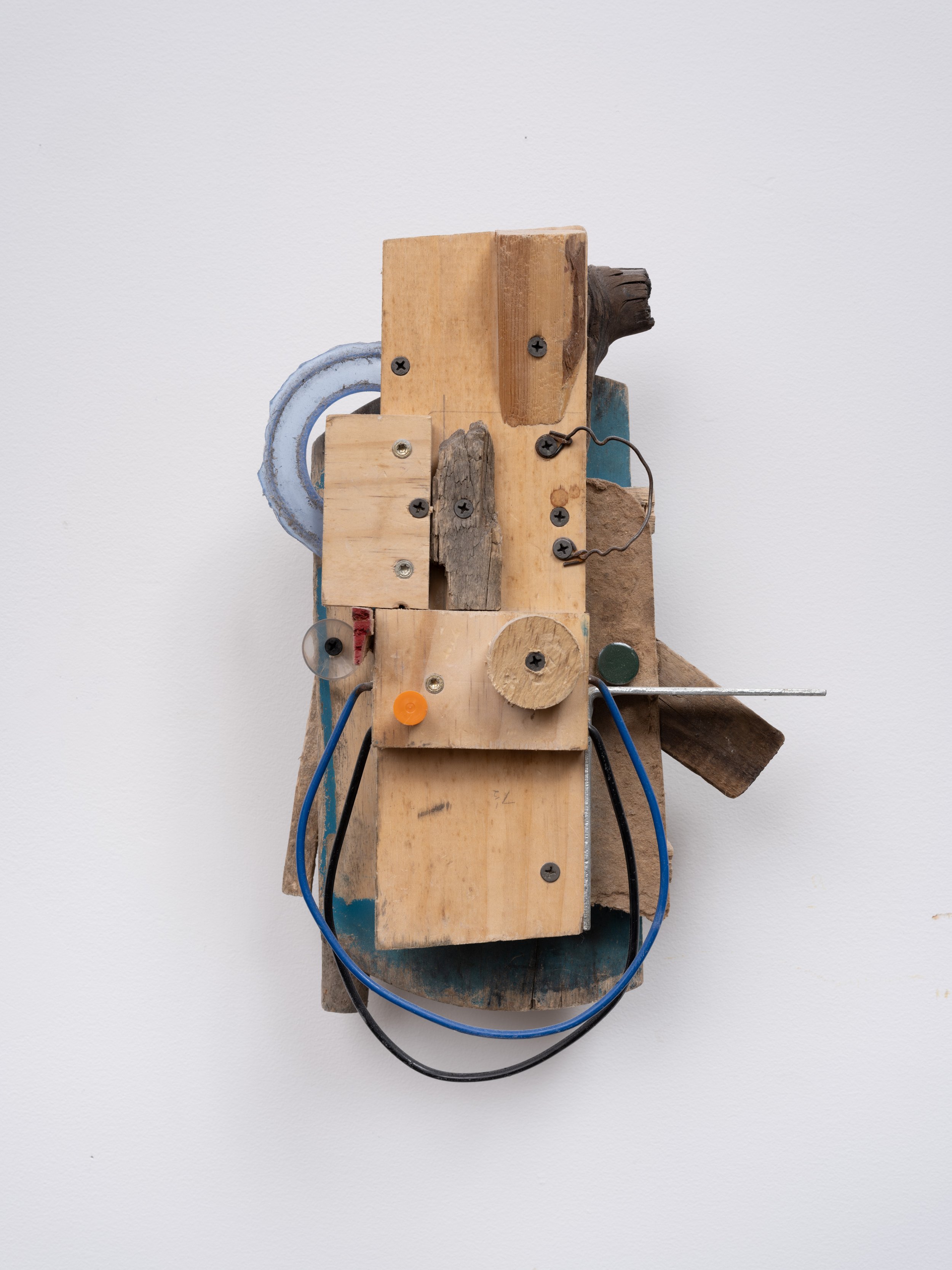  Ian L.C. Swordy  Button Once , 2022 Found object, hardware 15 x 10 x 7 inches 