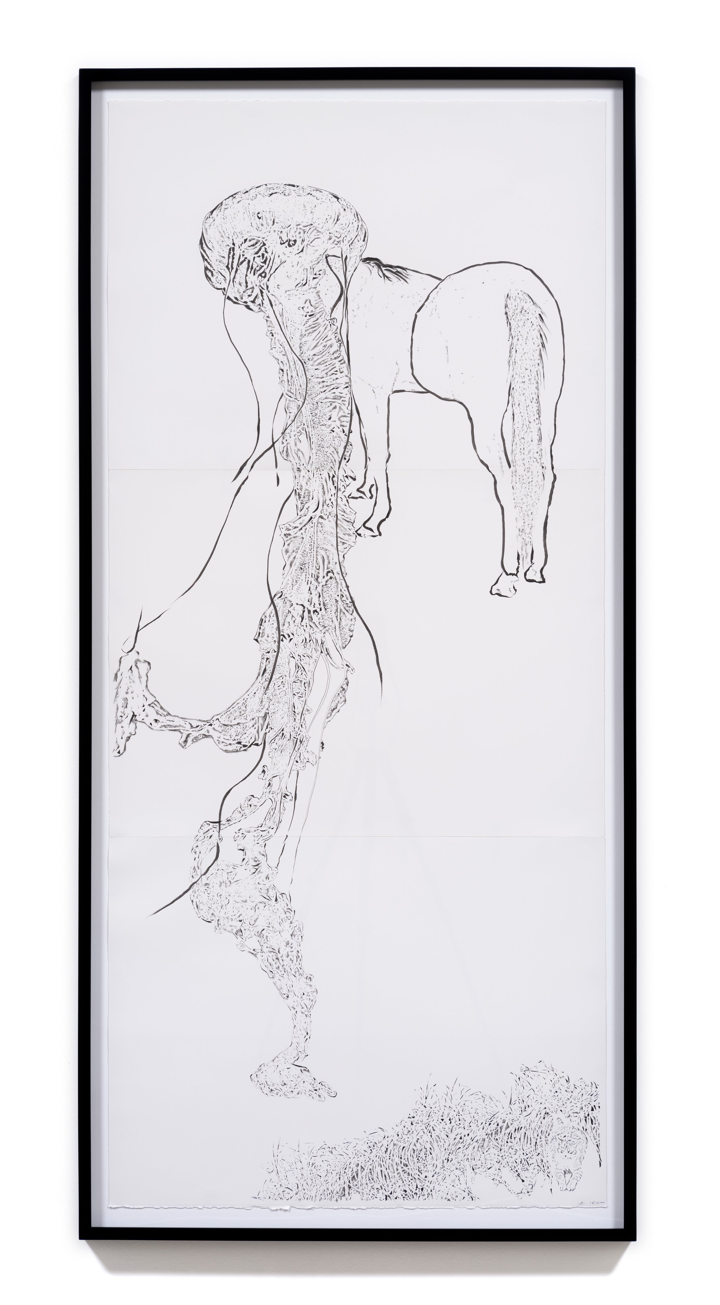   Jellytaur II , 2022 Archival pigment print 70 x 32 1/2 x 1 1/2 inches&nbsp;(framed) 