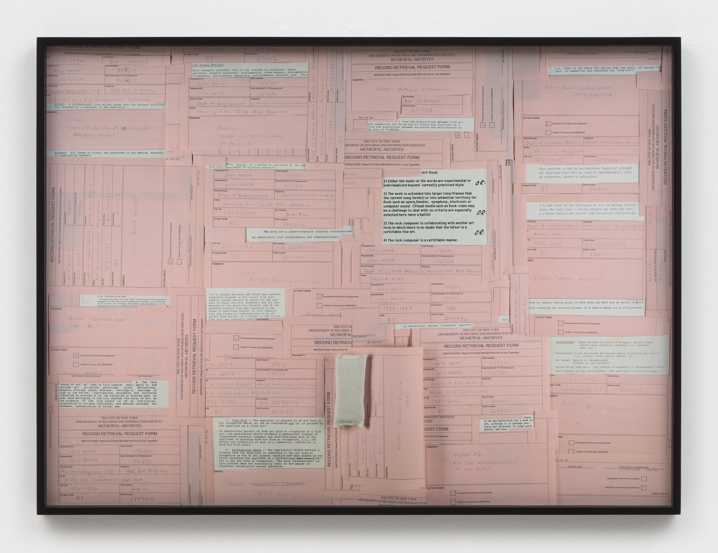   Definitions (from the series “Public Record”) , 2020&nbsp; Archival pigment print&nbsp; 29 5/8 x 39 3/4 inches (framed)&nbsp;     ABOUT PUBLIC RECORD   