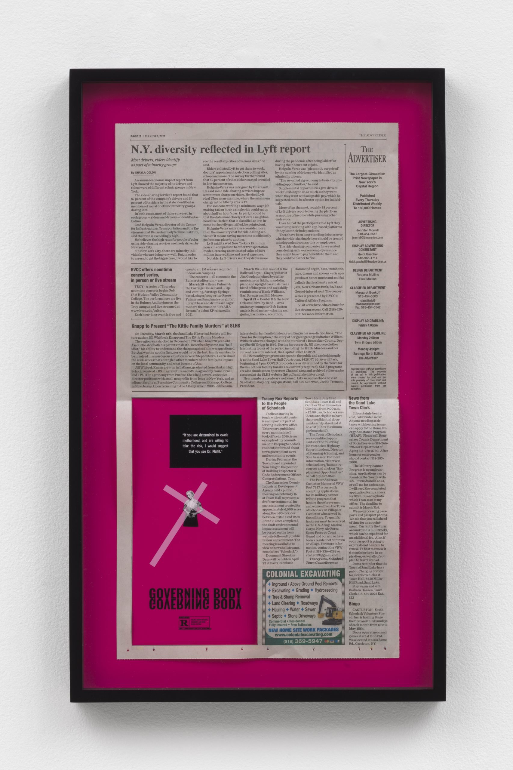   My editor reviewed the ad and we can’t run this in our publication. Good luck with the project. , 2022 Newspaper, poster, and plaque 23 x 13 inches&nbsp;     ABOUT MOTION PICTURE DIVISION   
