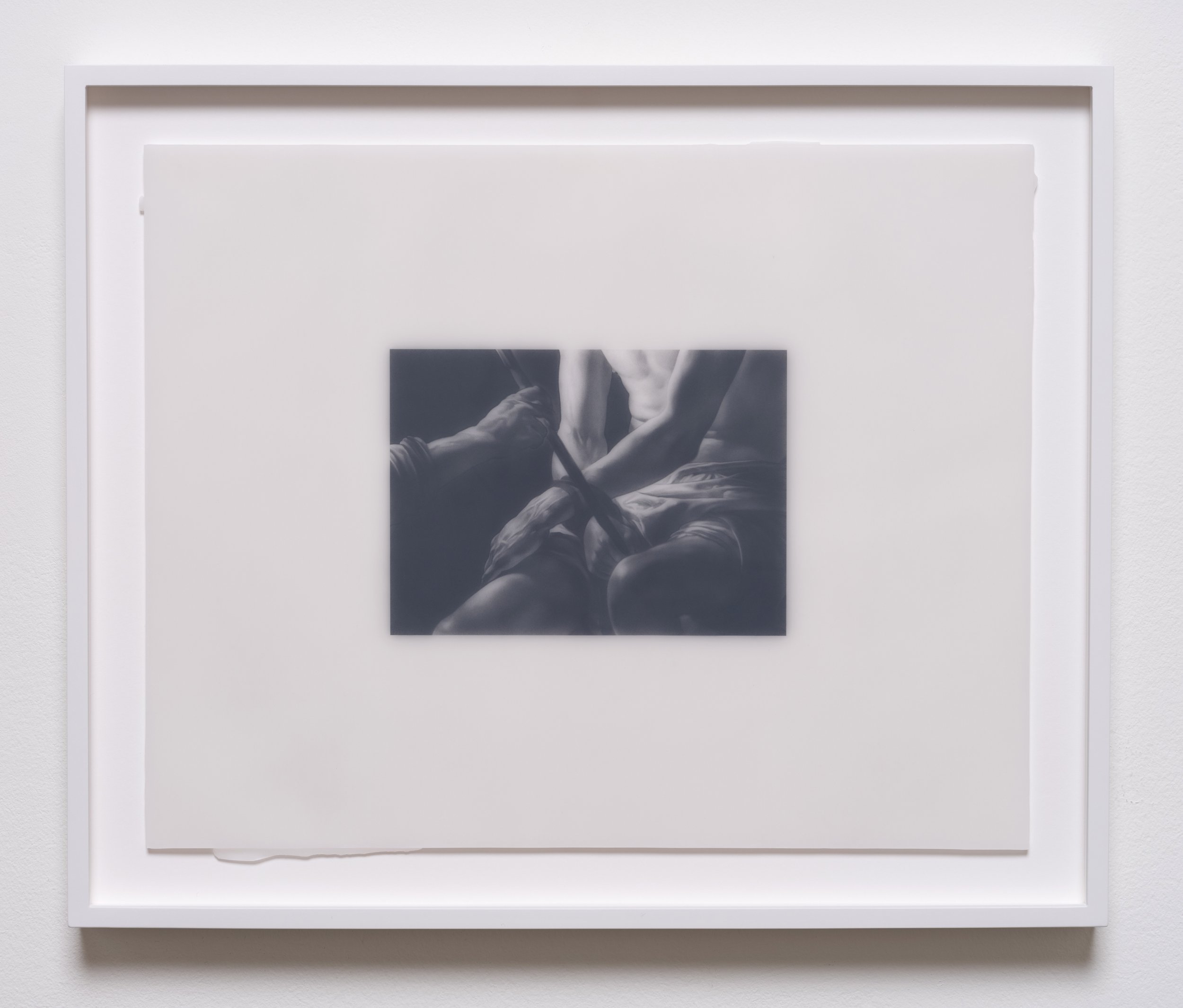   GvH.1617.175.2023 , 2023 Graphite, wax, and drafting film 16 x 19 1/4 x 1 1/2 inches (framed) 