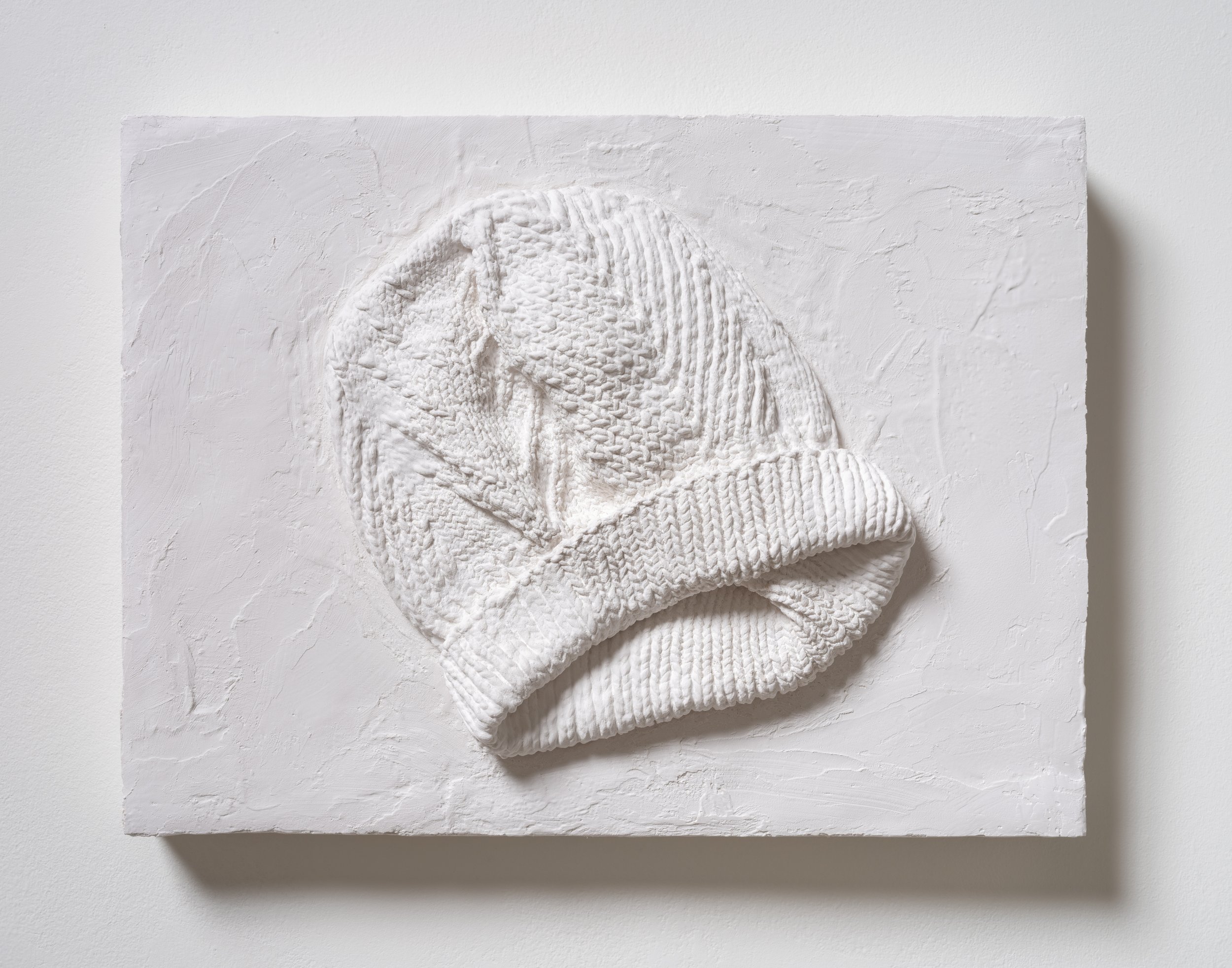   Knit , 2023 Gypsum cement and fiberglass cloth 16 x 12 x 2 inches&nbsp; 