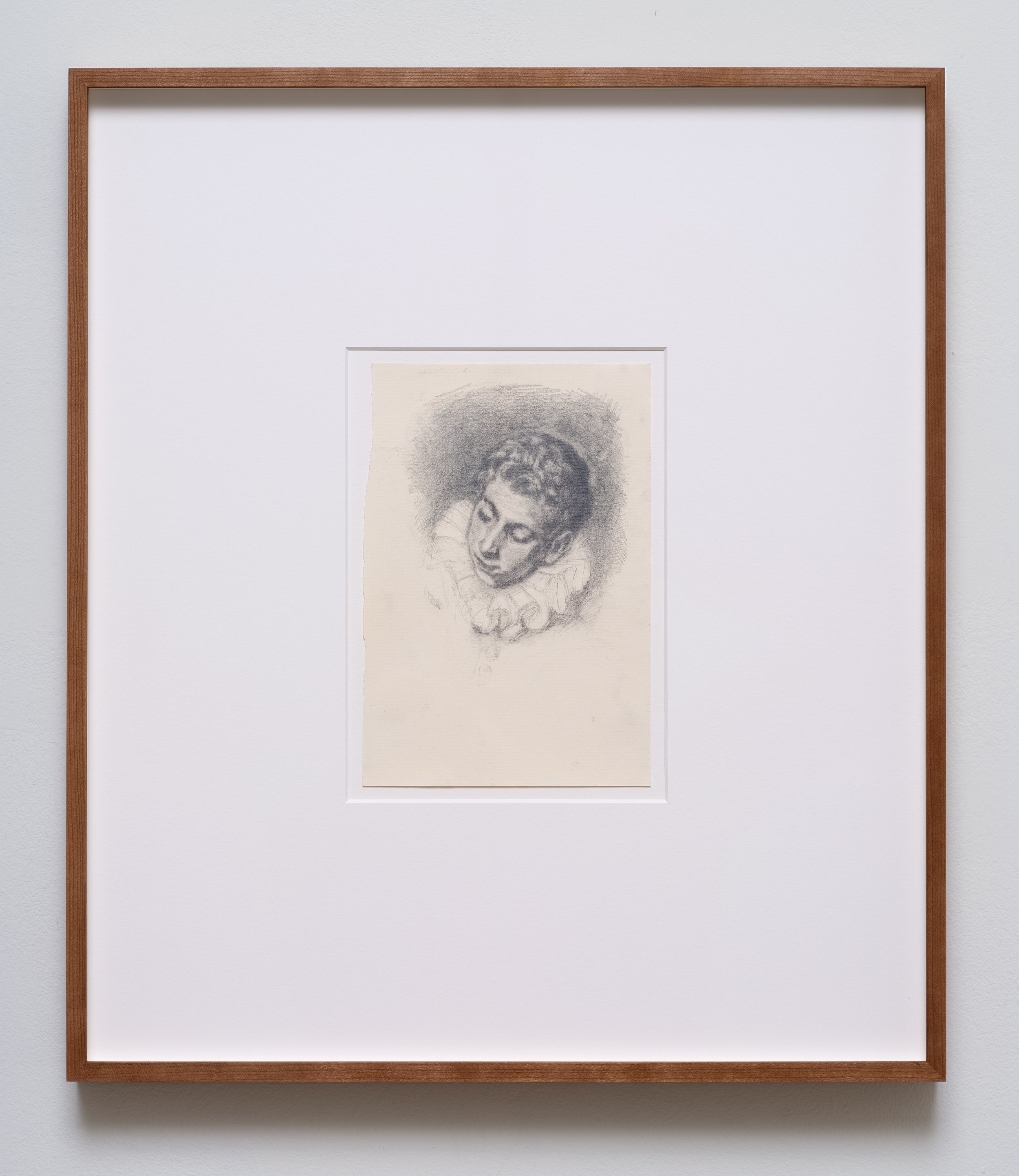   After El Greco, Louvre , 2012 Graphite on paper 19 1/2 x 17 x 1 1/2 inches (framed)&nbsp; 