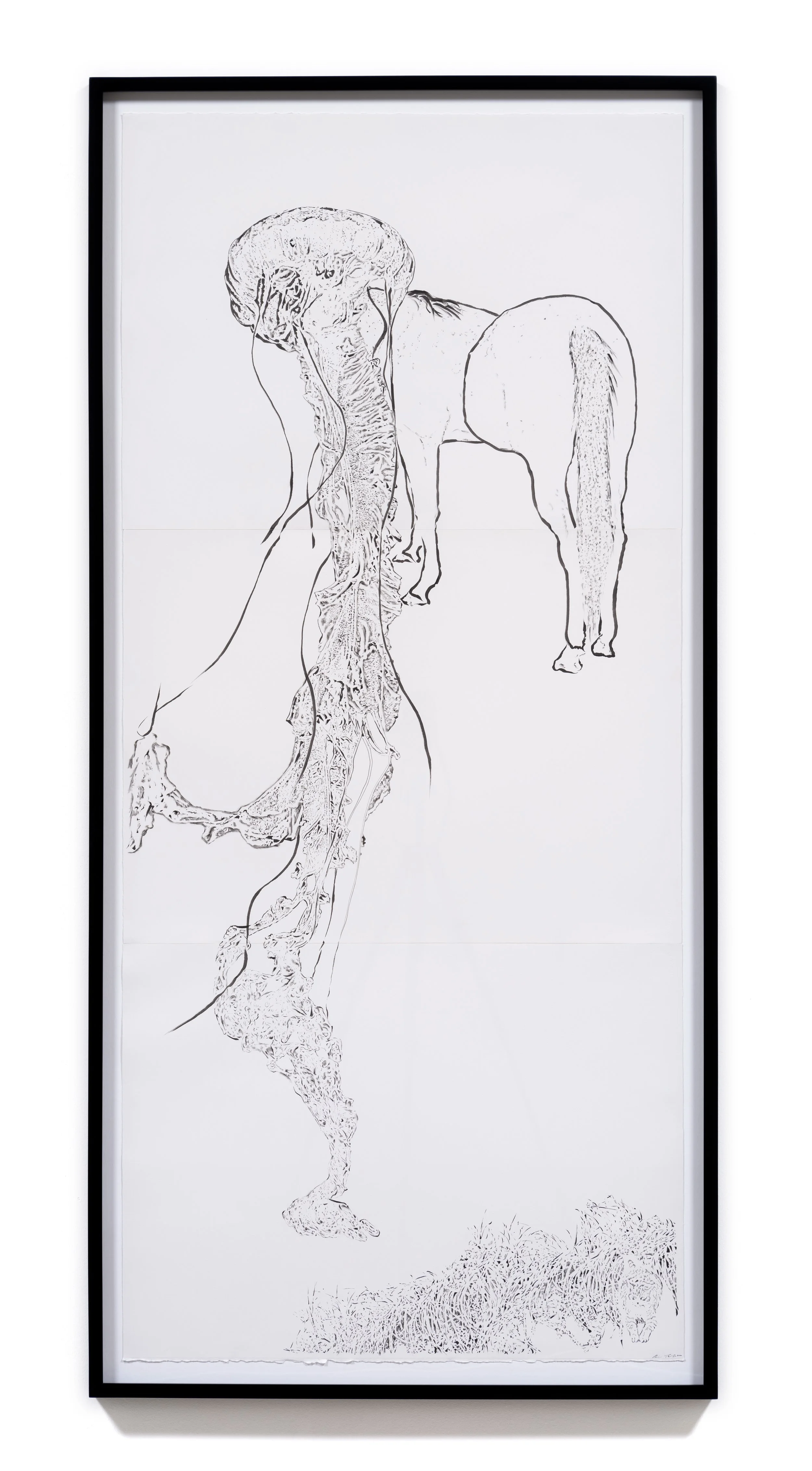 Christopher Richmond Jellytaur II , 2022 Archival pigment print 70 x 32 1/2 x 1 1/2 inches