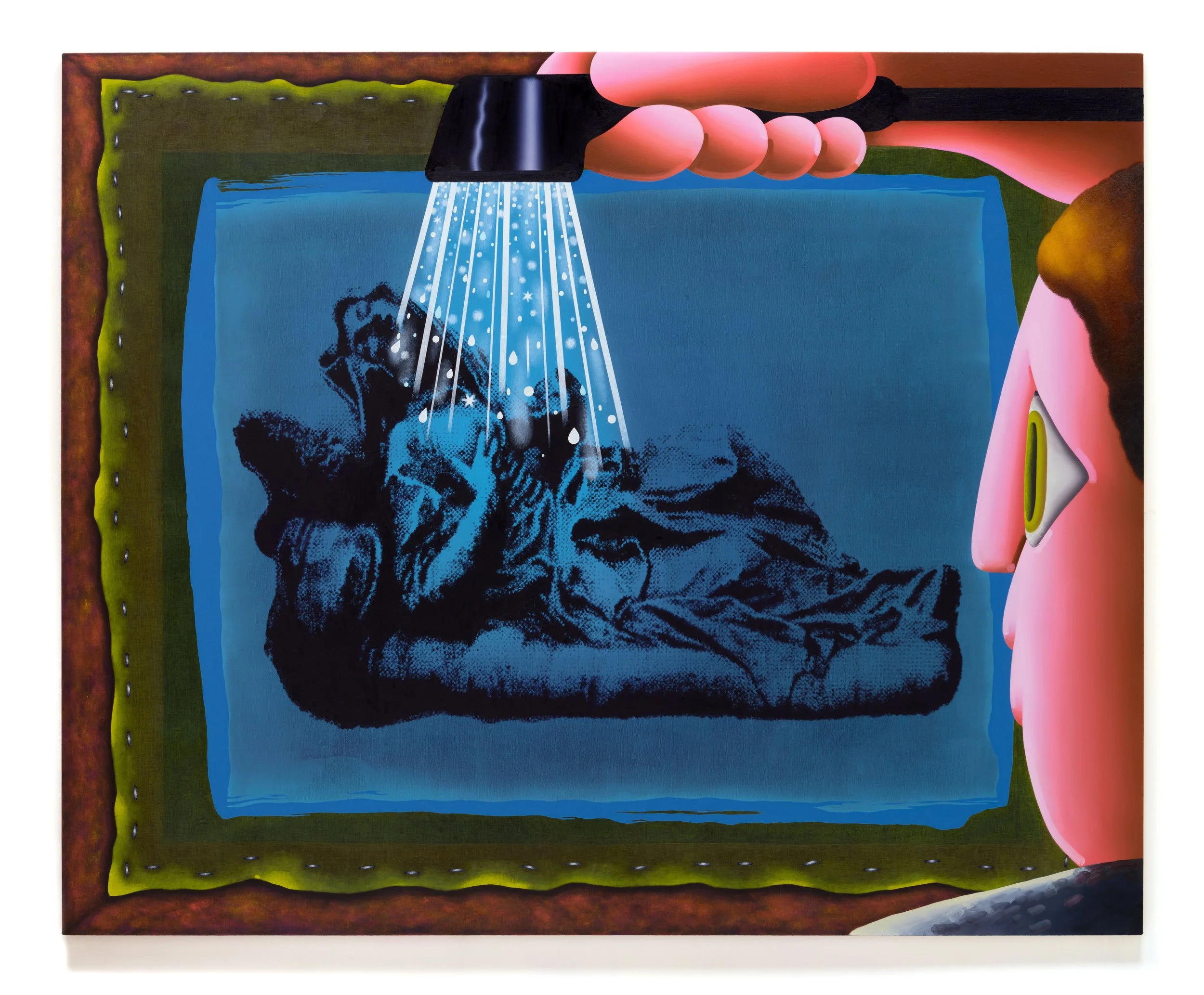  Blessed , 2024 Oil on canvas 71 x 87 x 1 1/2 inches 