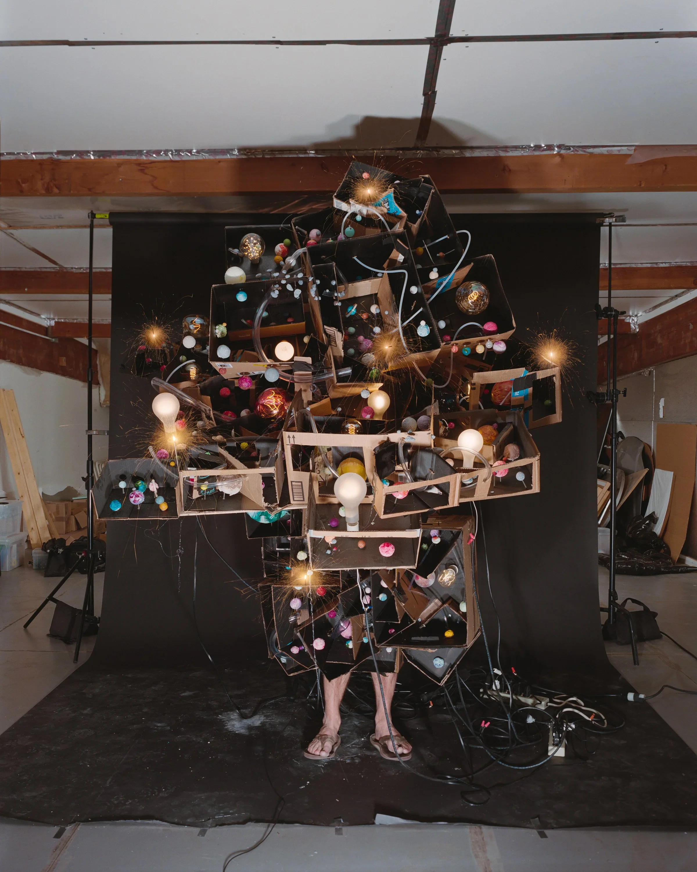   Self-portrait as Multiverse , 2026 Archival pigment print 8 3/4 x 7 inches; 22.2 x 17.8 cm (image) 30 1/2 x 24 1/2 x 1 1/2 inches; 77.5 x 62.2 x 3.8 cm (framed) 