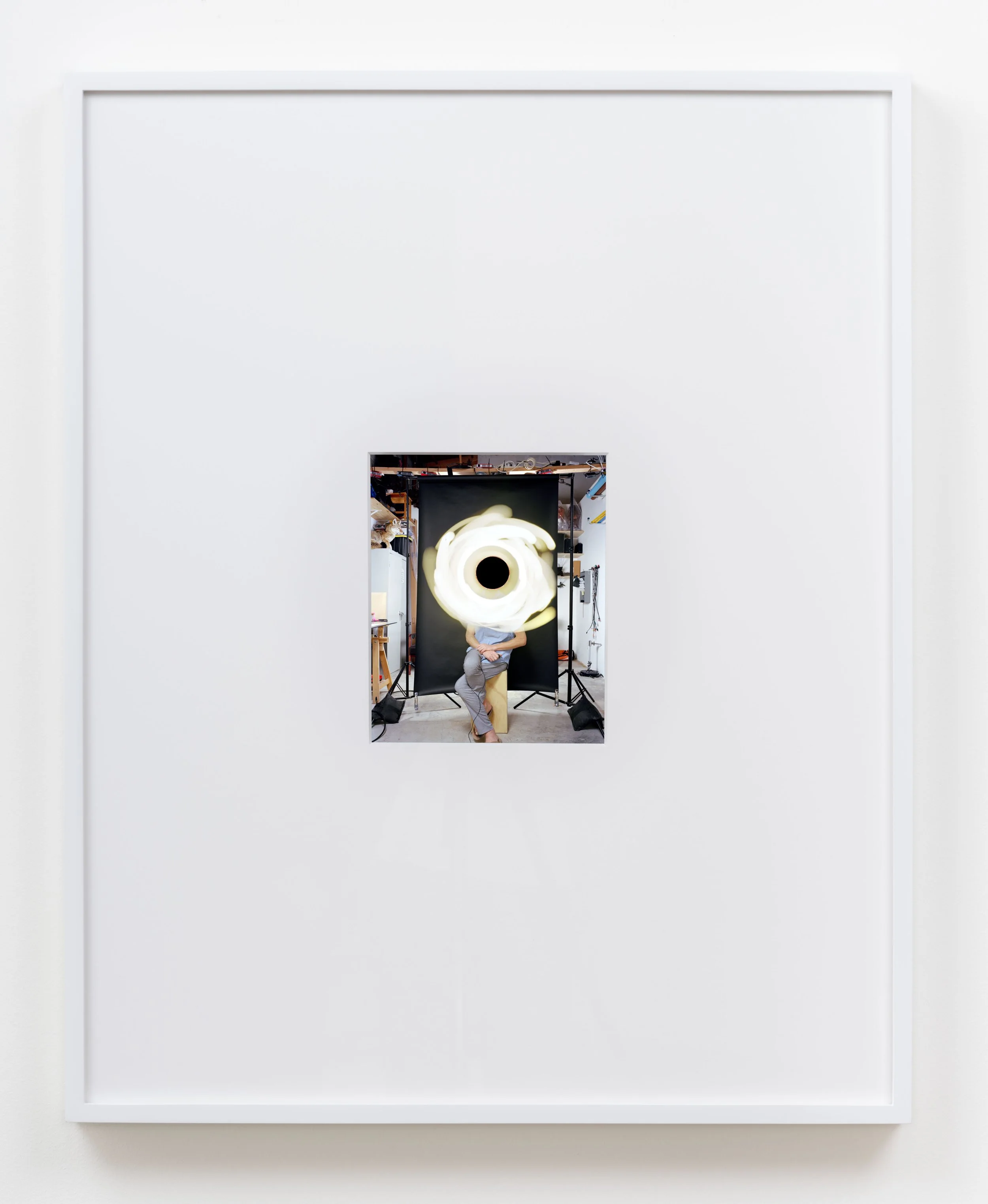   Self-portrait as Black Hole , 2022 Archival pigment print 8 3/4 x 7 inches (image) 30 1/2 x 24 3/8 x 1 1/2 inches (framed) 