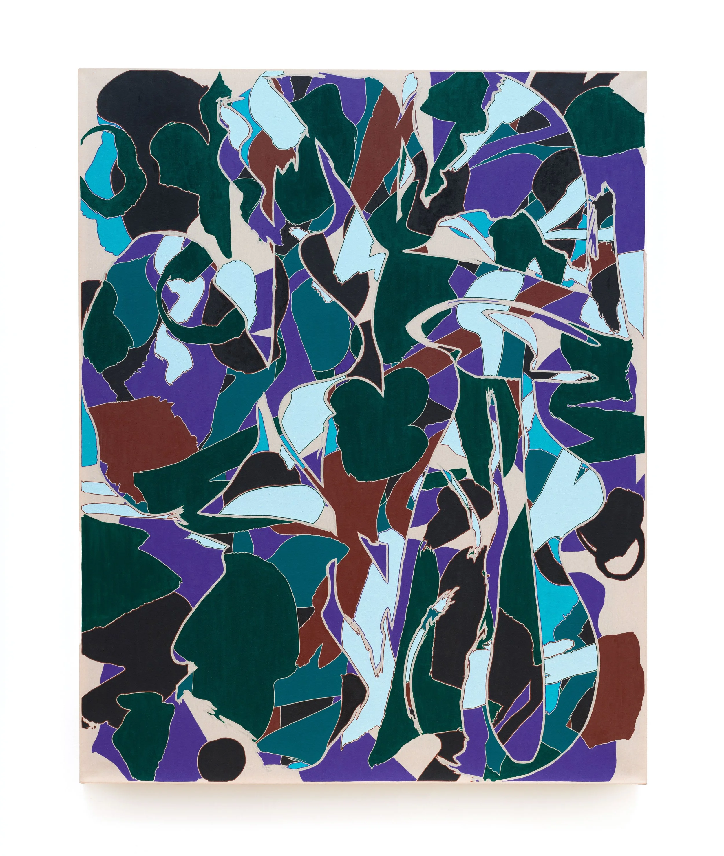  Zak Prekop  Beetle's Wing , 2025 Oil on muslin 68 x 54 x 1 1/2 inches  Courtesy of the artist, Moskowitz Bayse, Los Angeles, and Maxwell Graham Gallery, New York.&nbsp; 