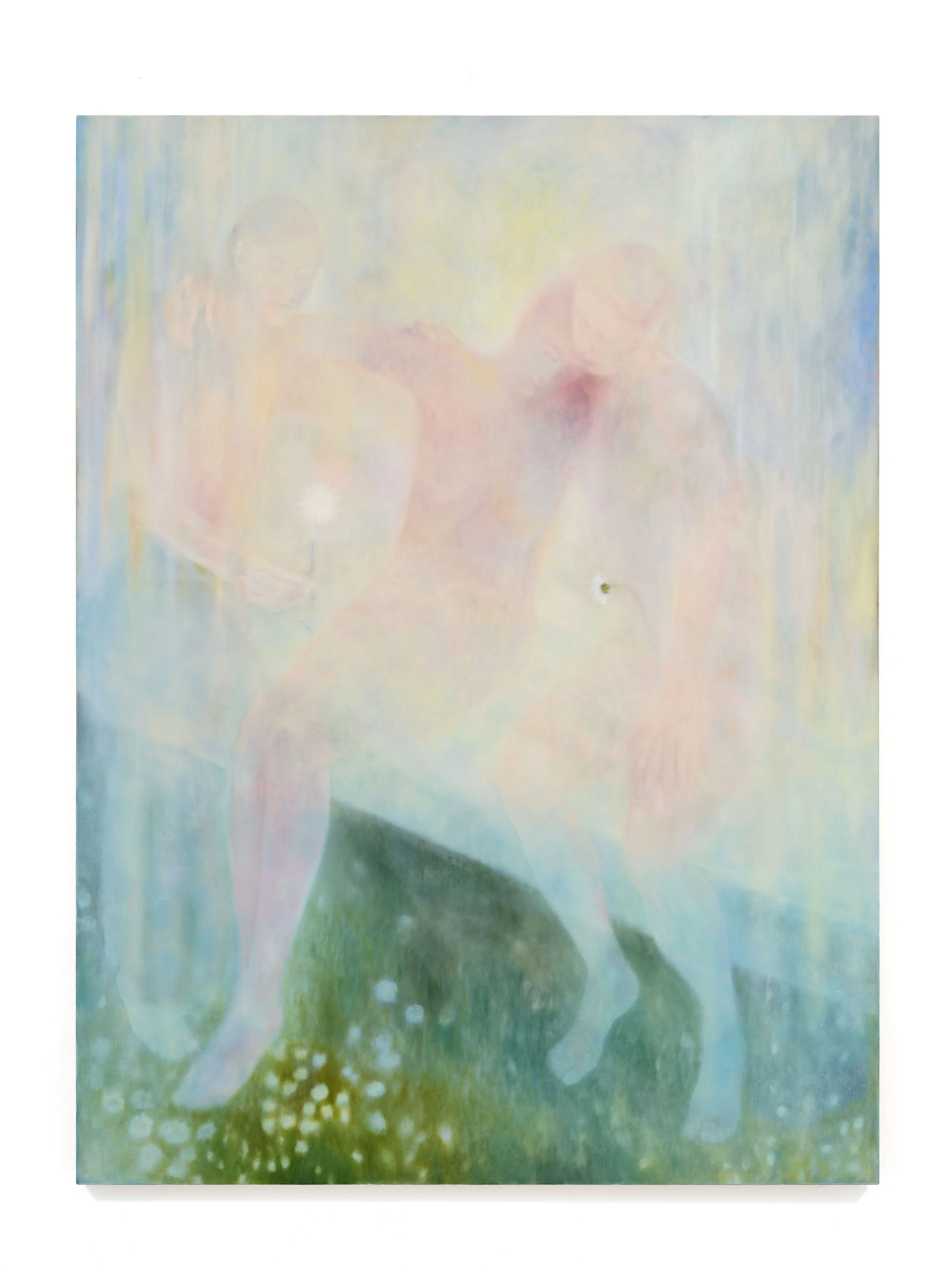  Mary Herbert  Care (not to fiIl an emptiness) , 2023-24 Oil on linen 63 x 47 1/4 x 1 3/4 inches 