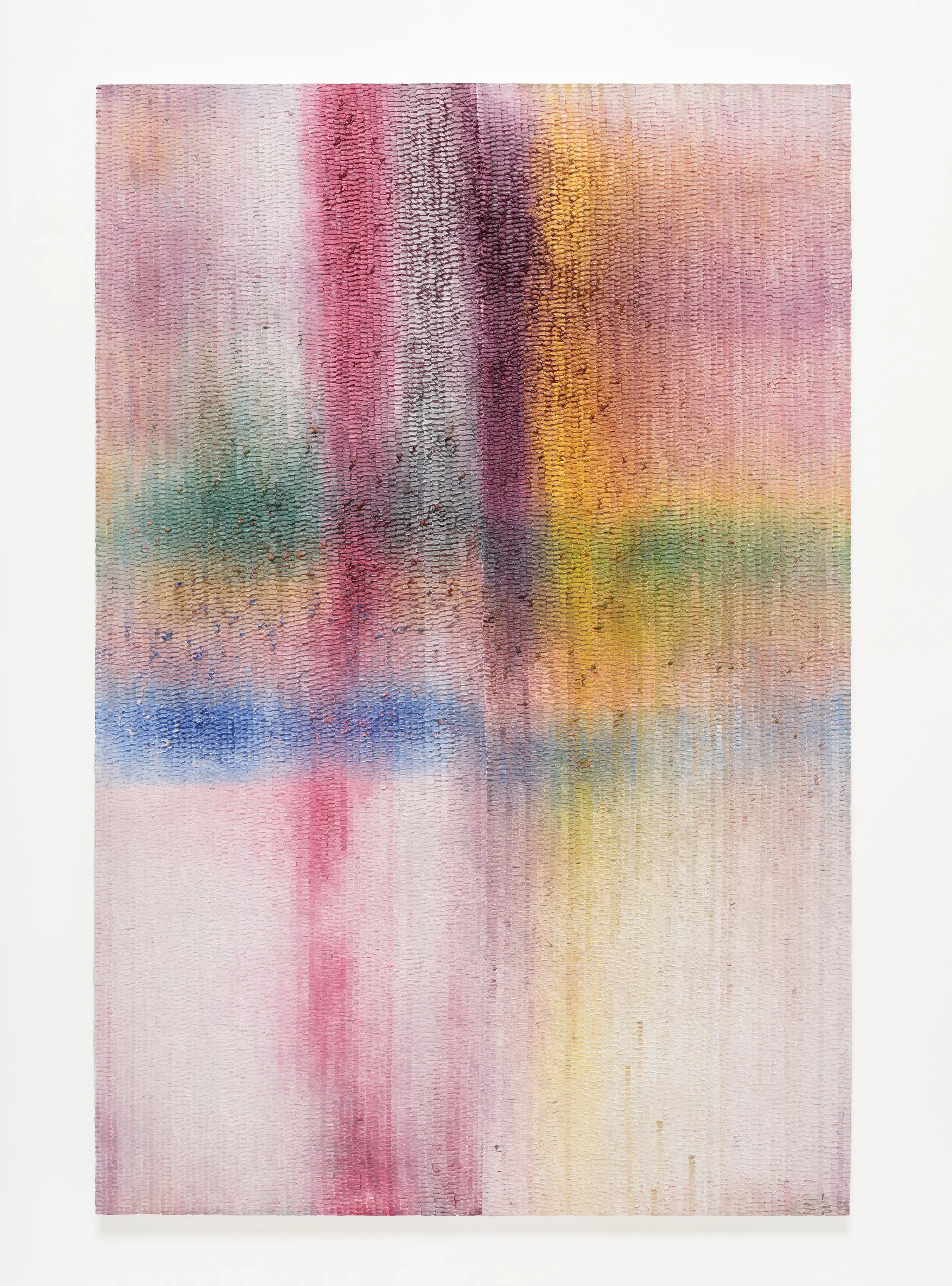  Richard Tinkler  LFS5.12 , 2025 Oil on canvas 72 x 48 x 1 1/4 inches 