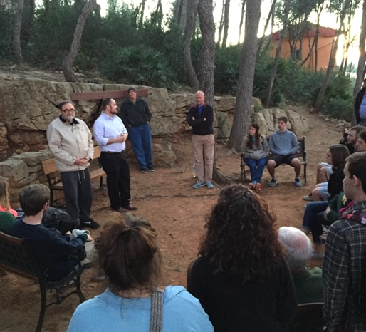 Dedication of CABC's special space in the Prayer Garden